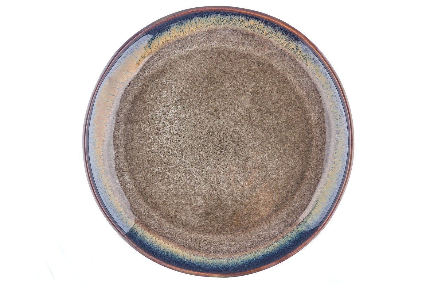 Stoneware plate - 6 pieces BJORN Brown