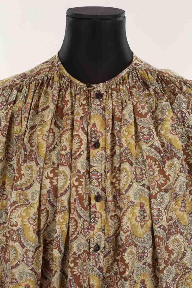 Cotton blouse LAURENCE BRAS - Seconde Main Khaki