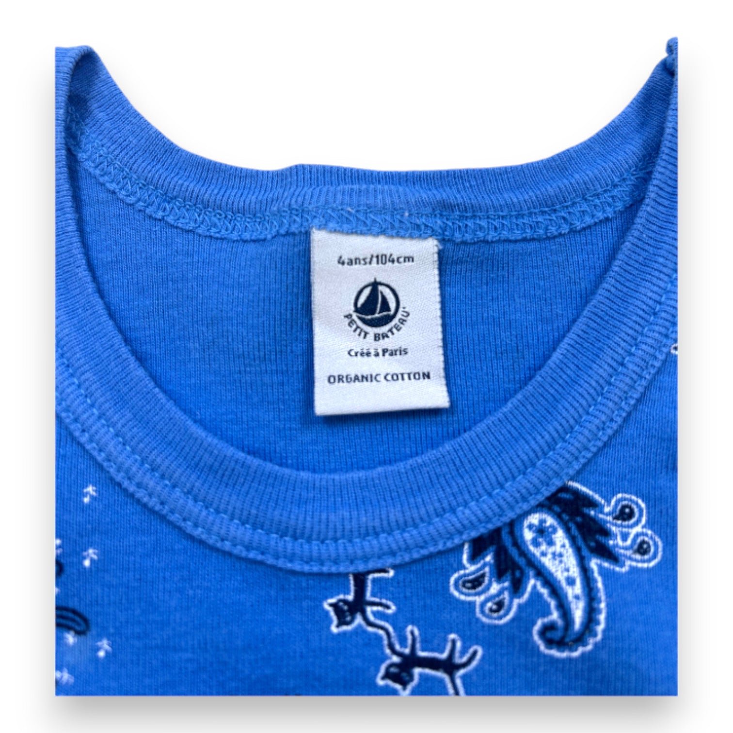 Blue Kids Tank Top - 4 years PETIT BATEAU - Seconde Main Blue