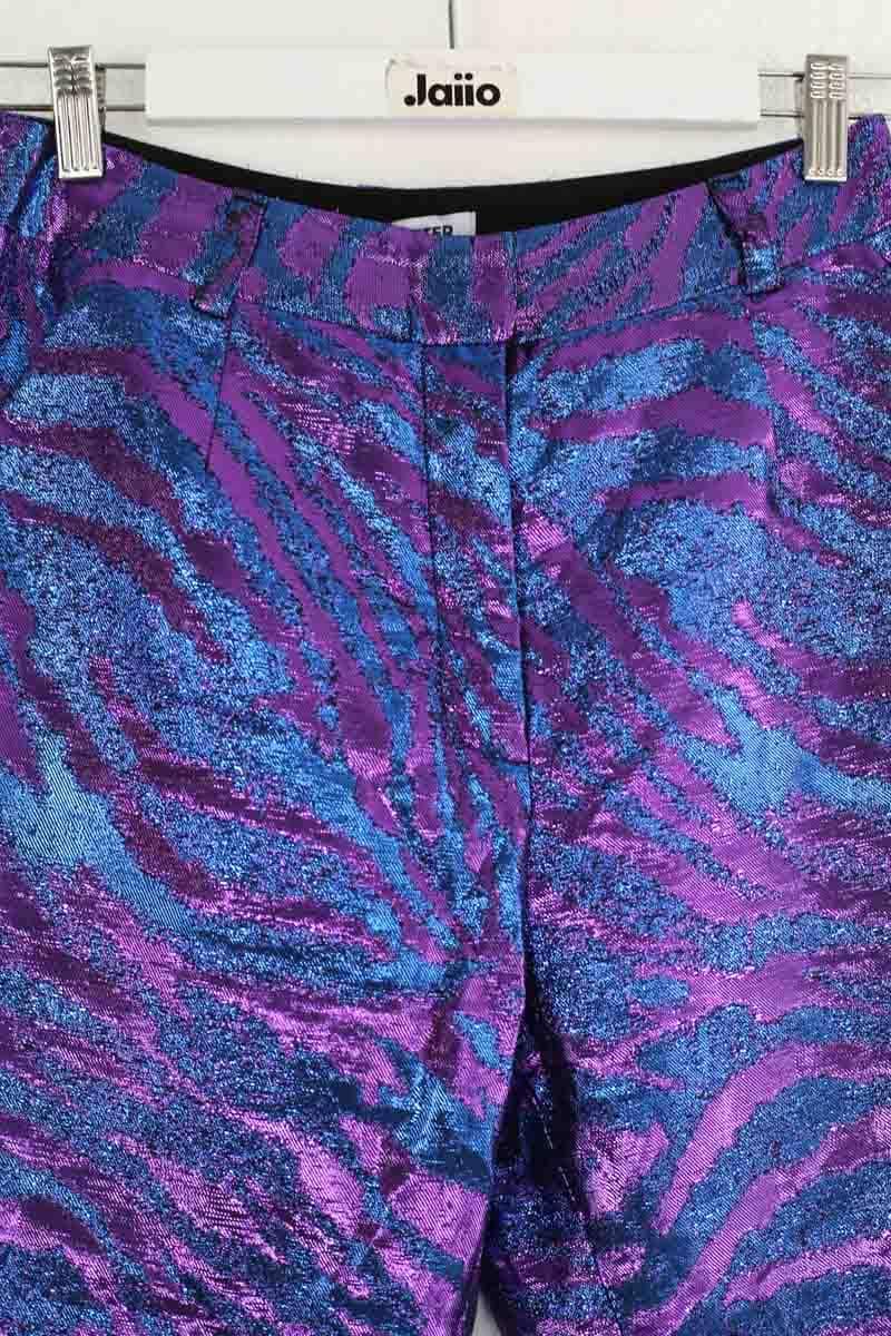 Pantalon carot MODETROTTER - Seconde Main Violet