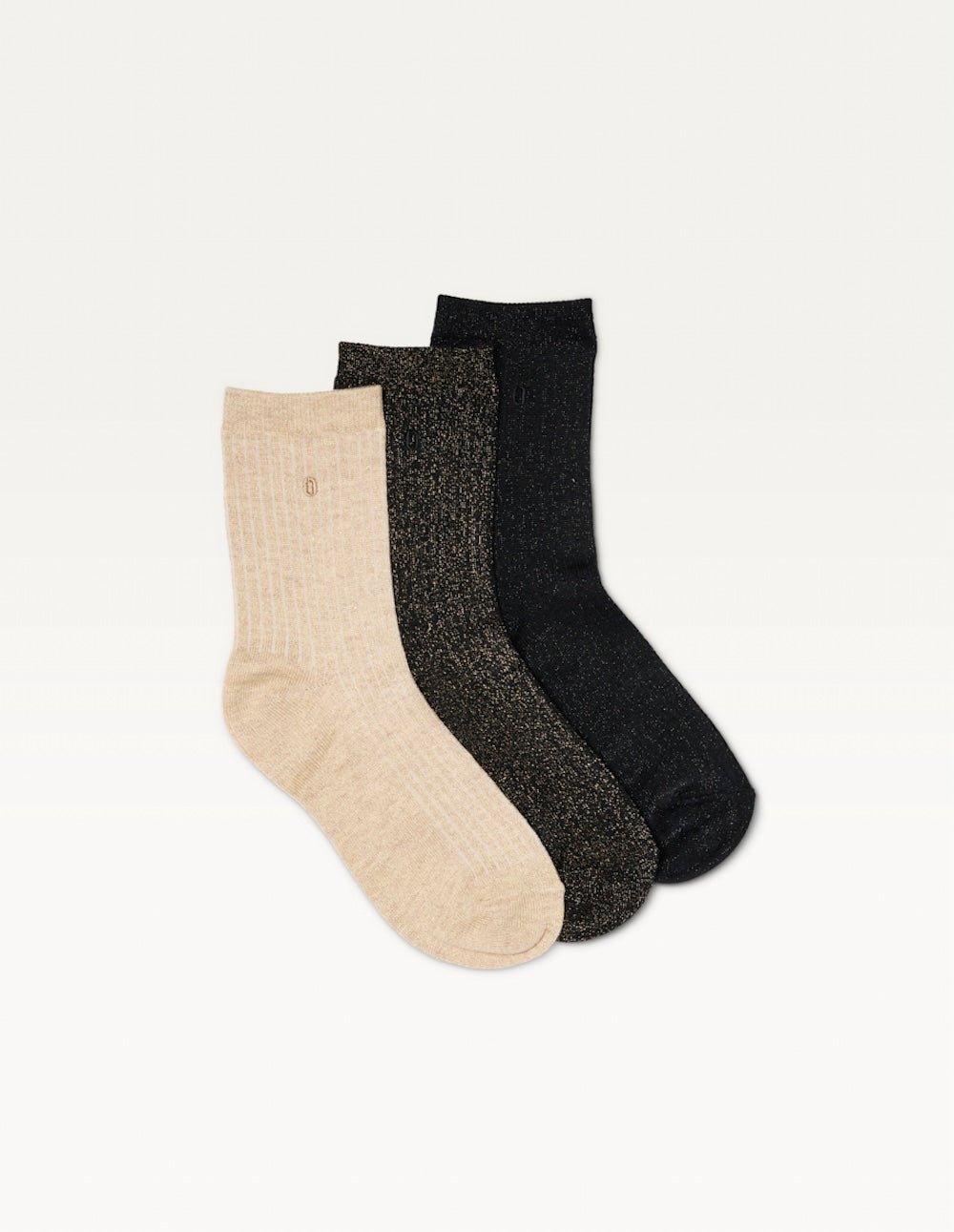 Pack of 3 pairs of socks ODAJE EX. M.MOUSTACHE Black