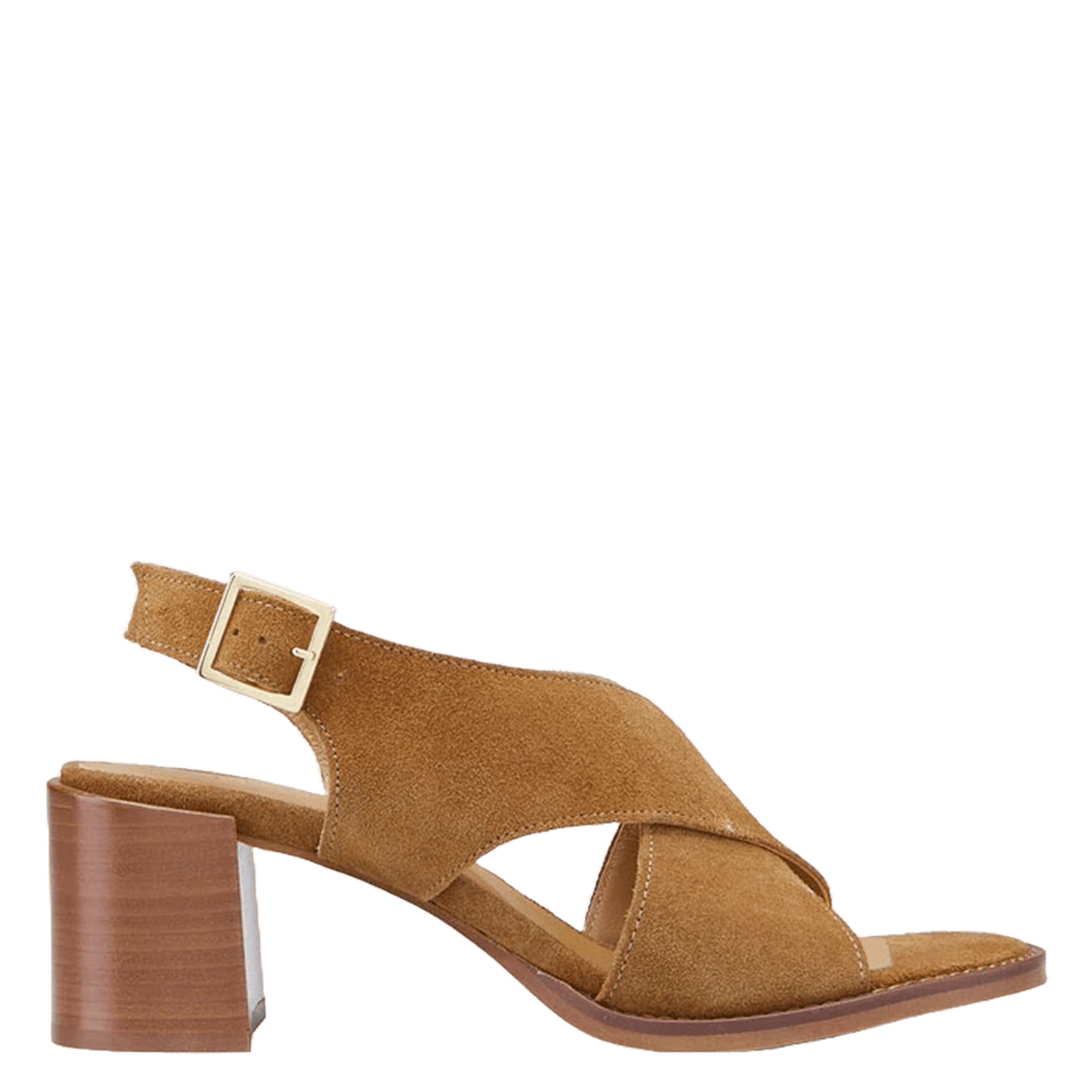 Sandalias altas de ante COSMOPARIS Marron