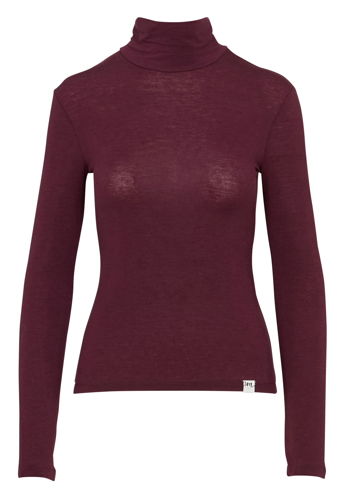 Tee-shirt ajusté col montant IMPERIAL Rouge