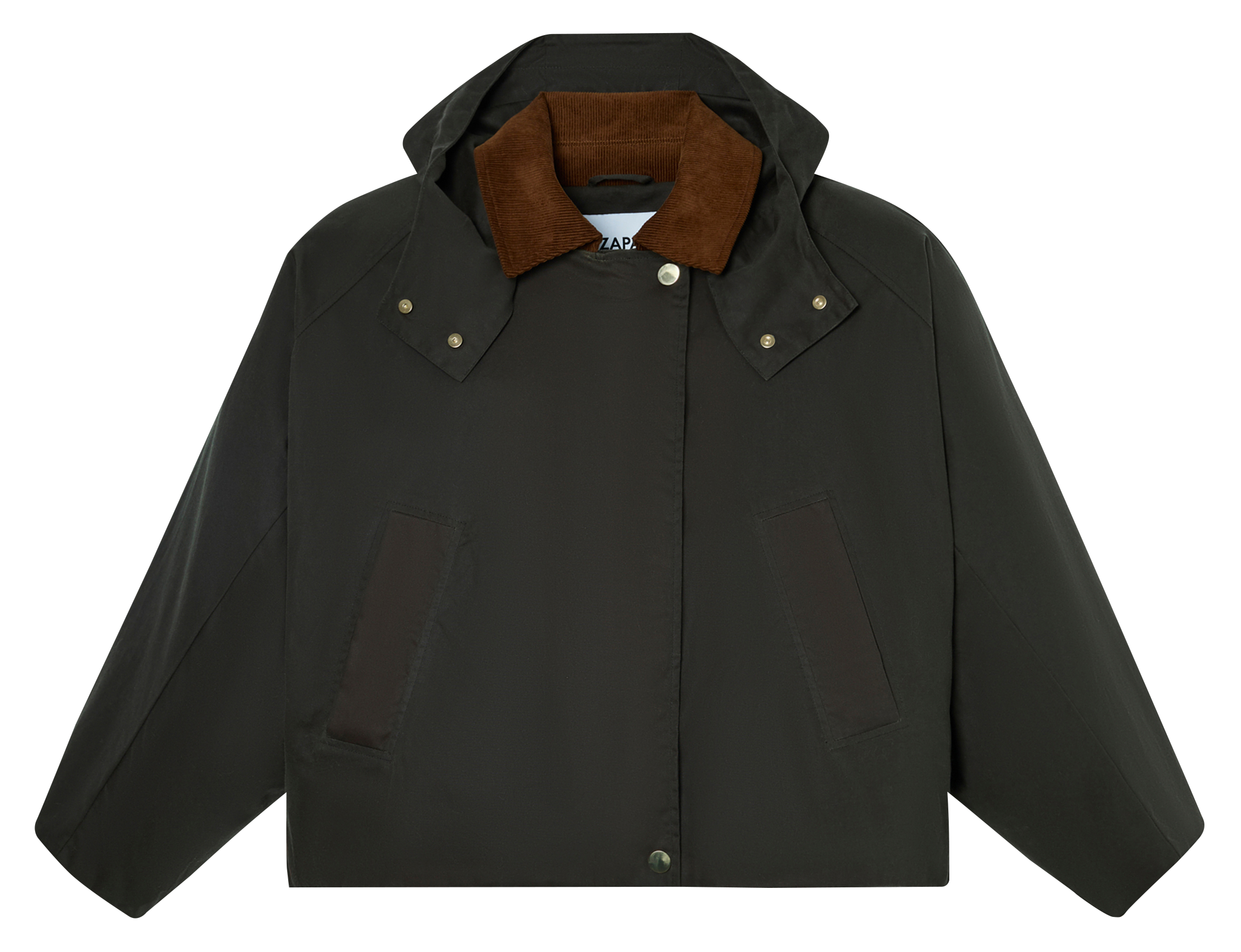 Parka oversize en coton ZAPA Kaki