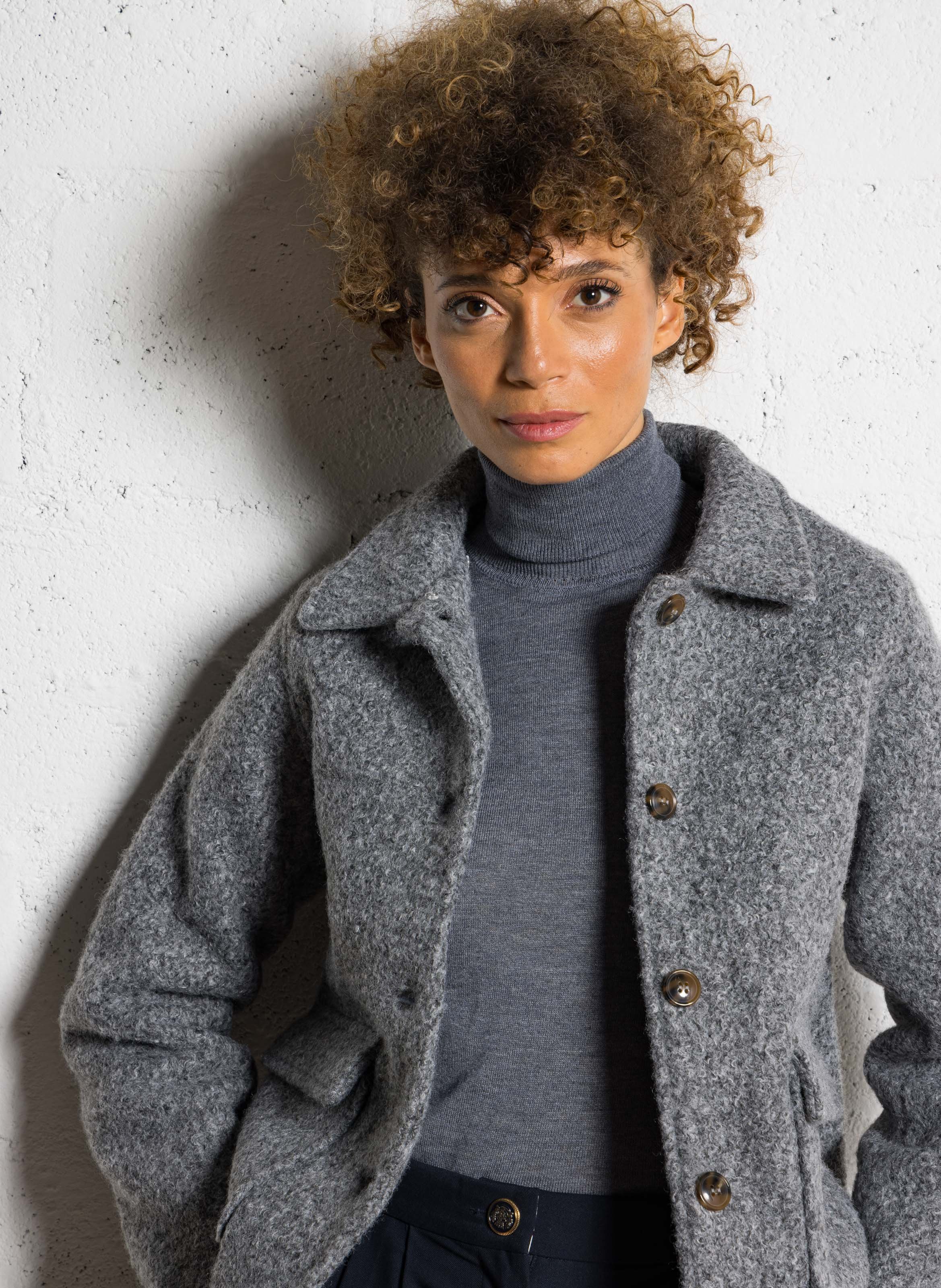 Veste col classique  LA PETITE ETOILE Gris