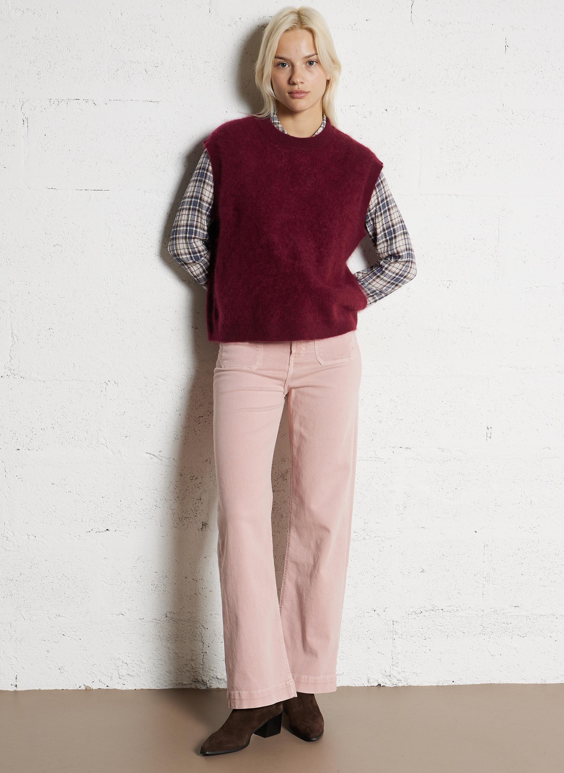 Laarzen van corduroy REQINS Bruin