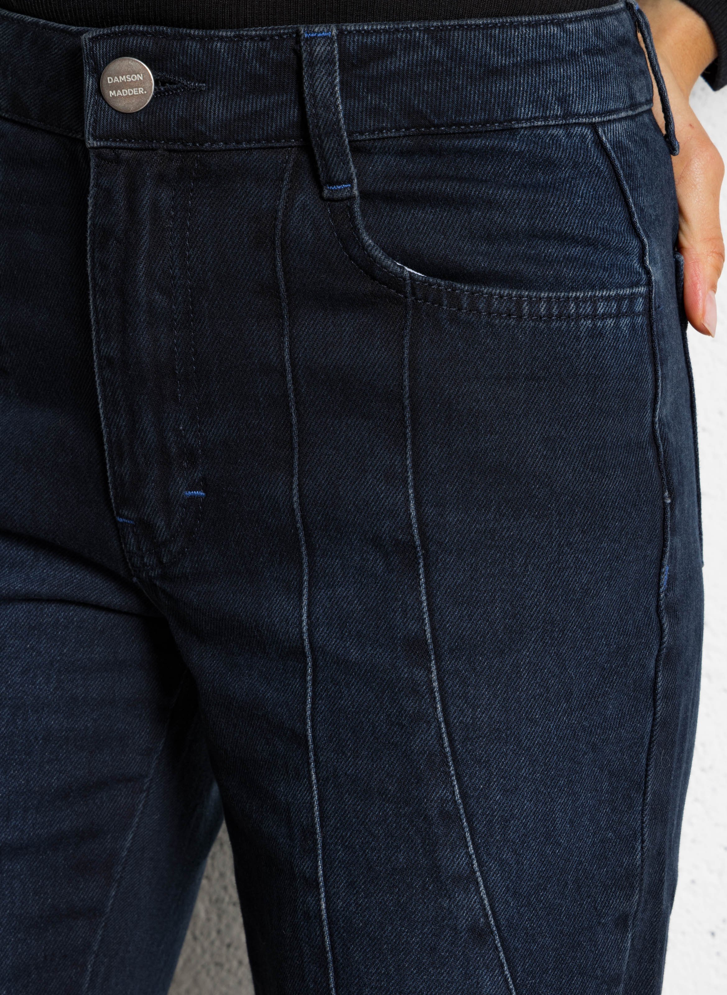 Jean slim à coutures ondulées DAMSON MADDER Bleu