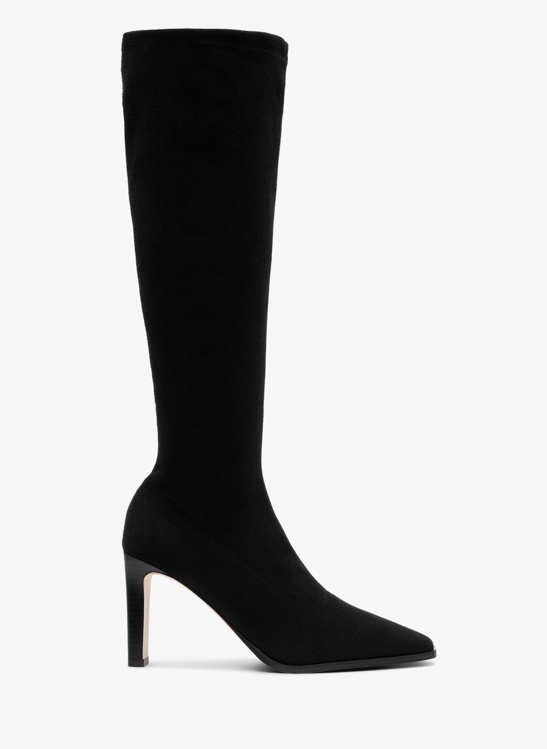 Black stretch leather boots PARALLELE PARIS Black