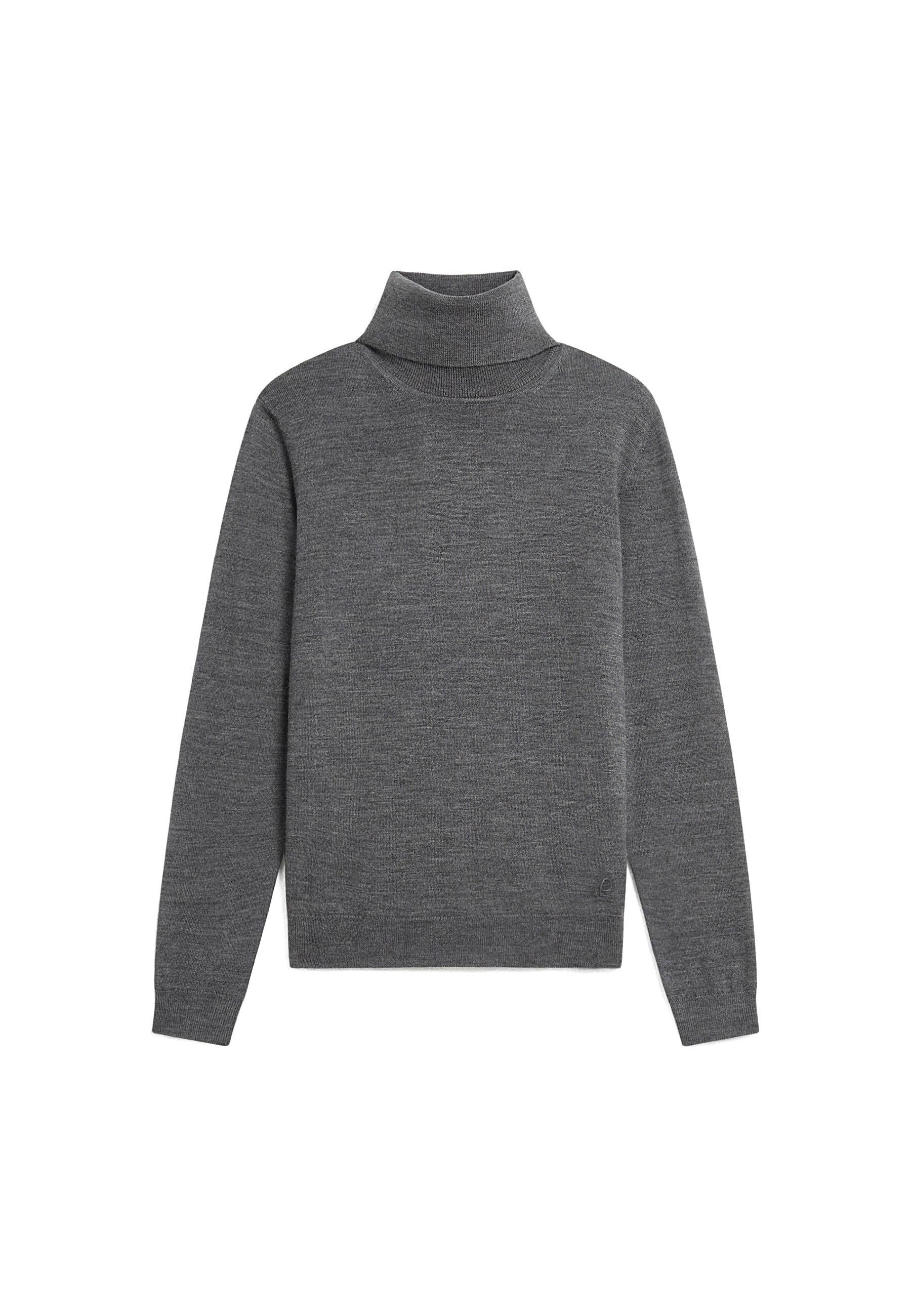 Merino wool roll-neck sweater RODIER Grey