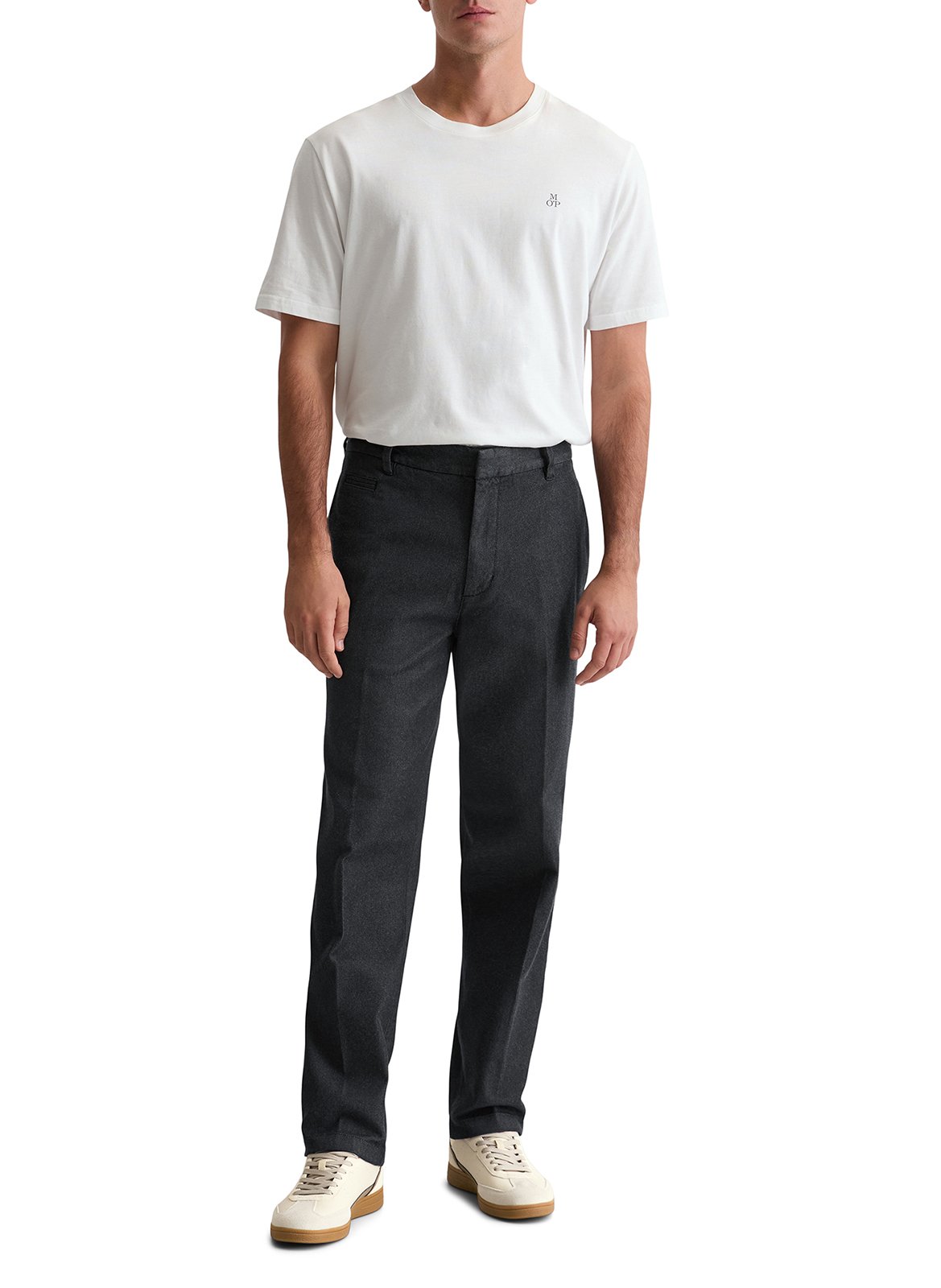 Pantalon droit en coton mélangé MARC O'POLO Multicolore