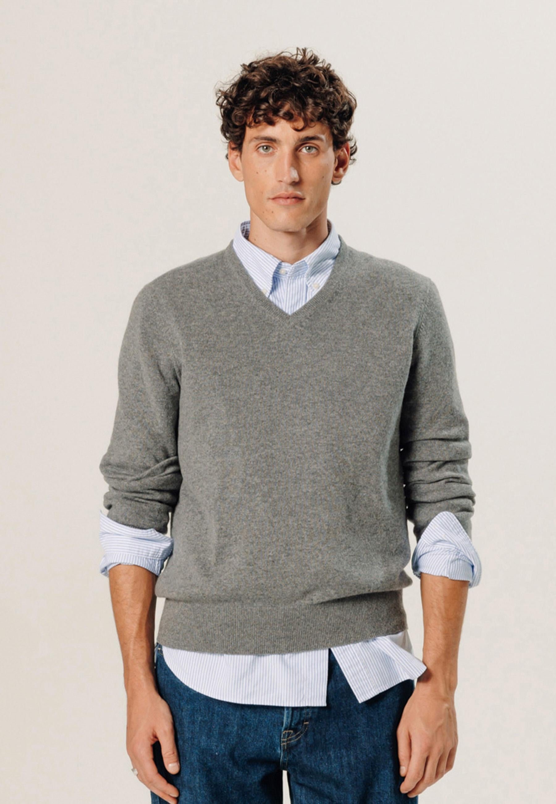 Cashmere sweater RODIER Grey