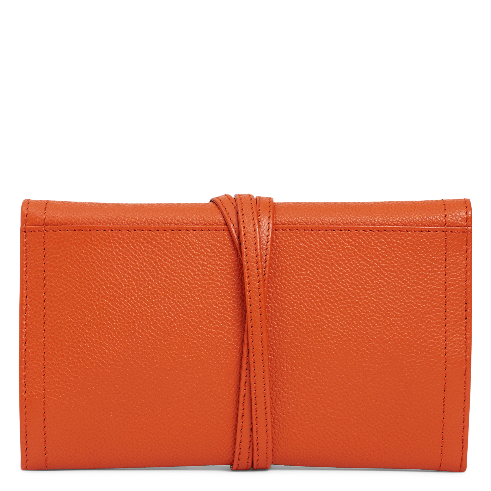 Etui für Schmuck aus Leder LE TANNEUR Orange