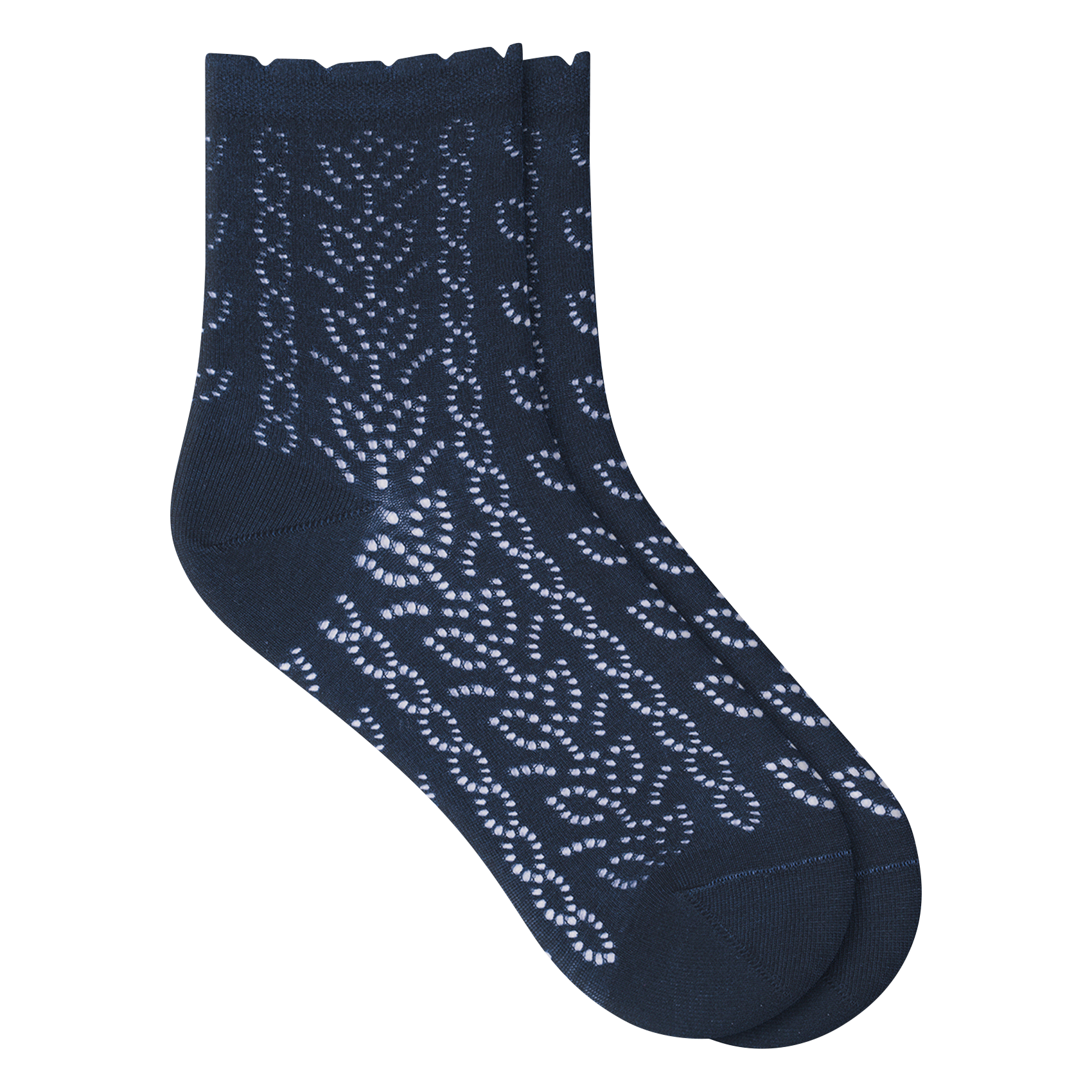 Cotton socks with logo BLEUFORET