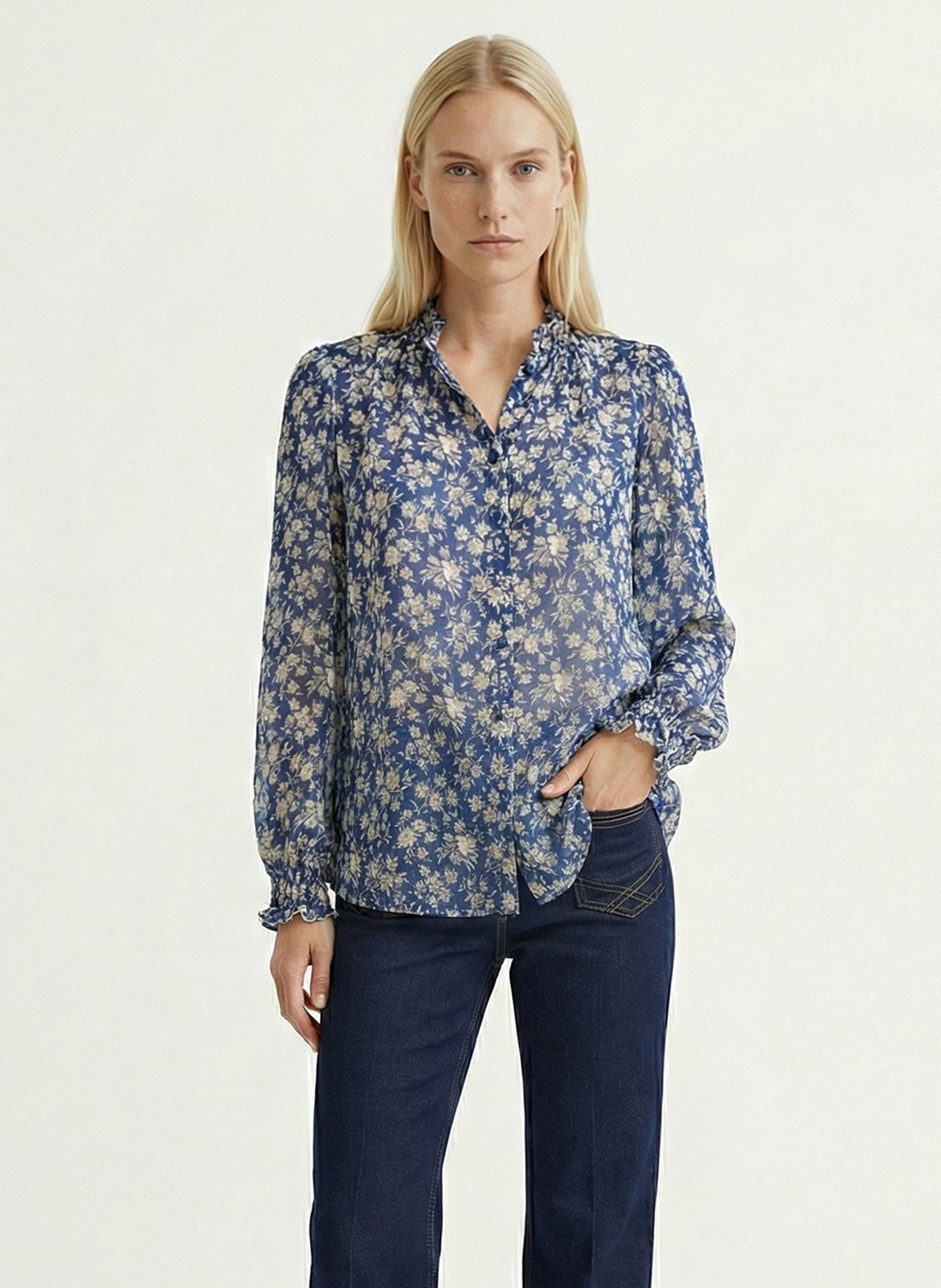 High-neck shirt  GERARD DAREL Blue