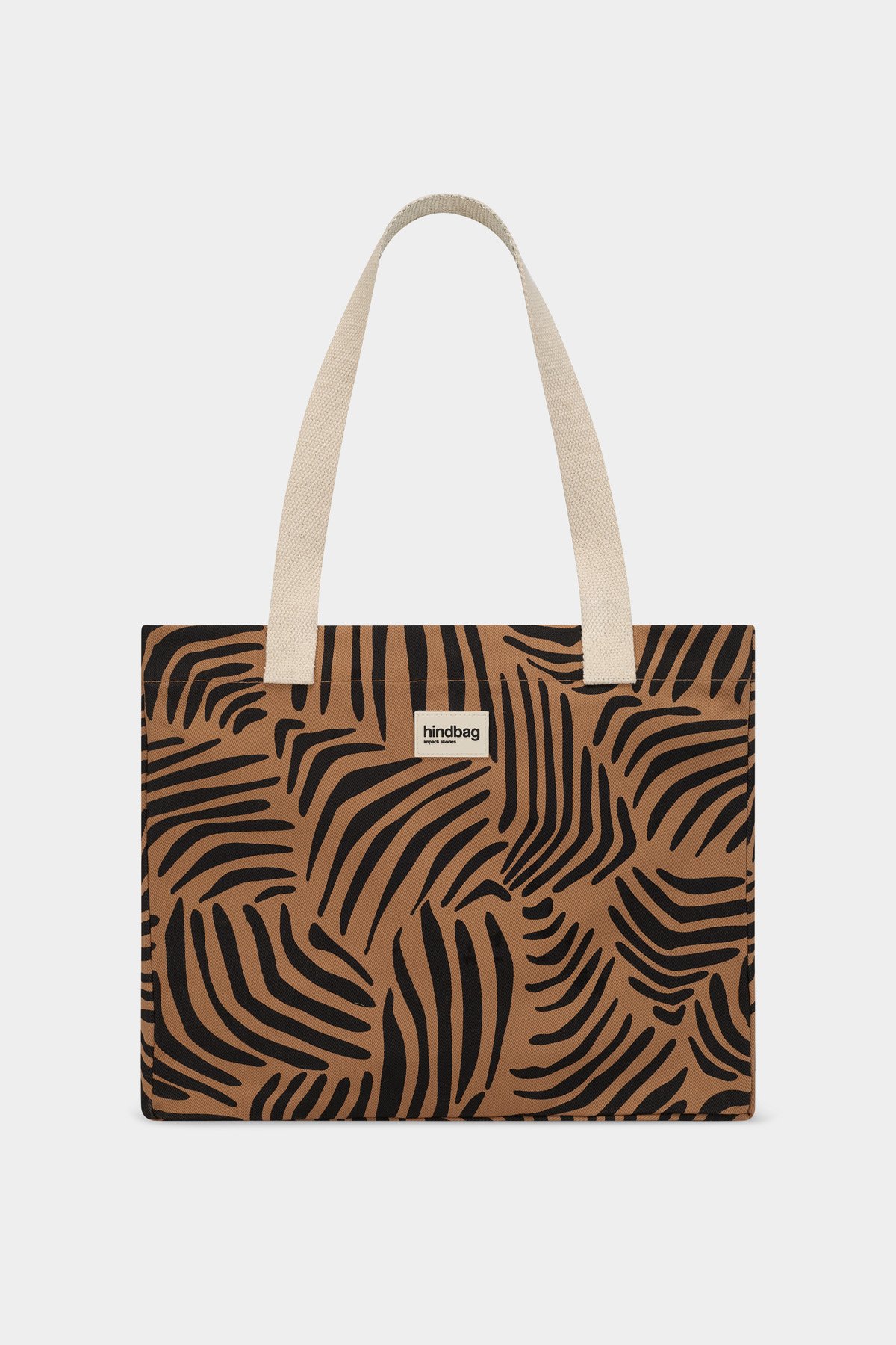 Cotton tote bag HINDBAG Brown