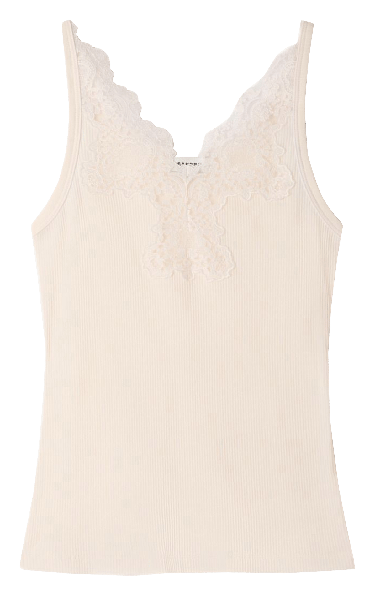 Mouwloze top SANDRO Beige