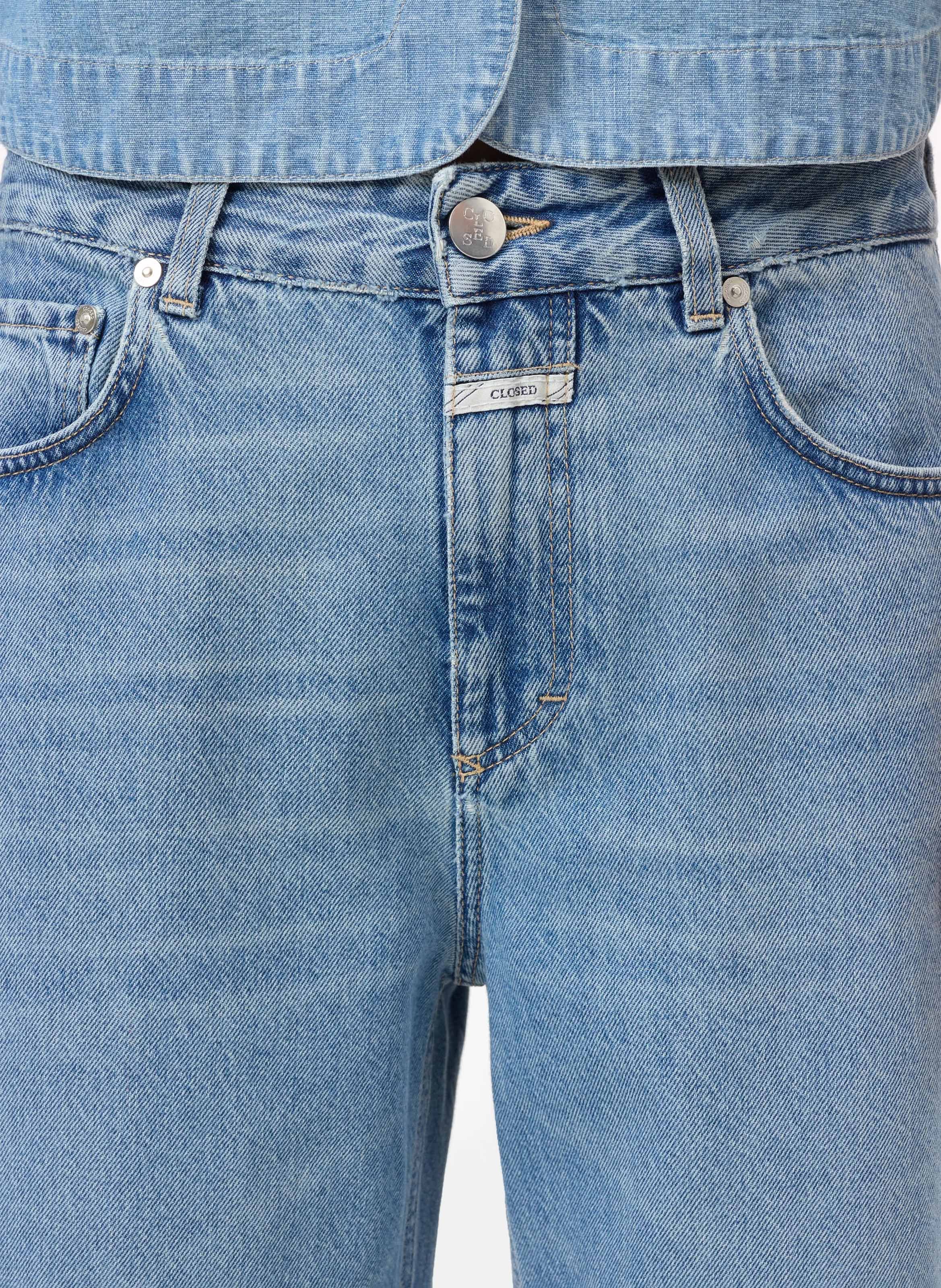 Balloon jeans in cotton and recycled cotton CLOSED Blue