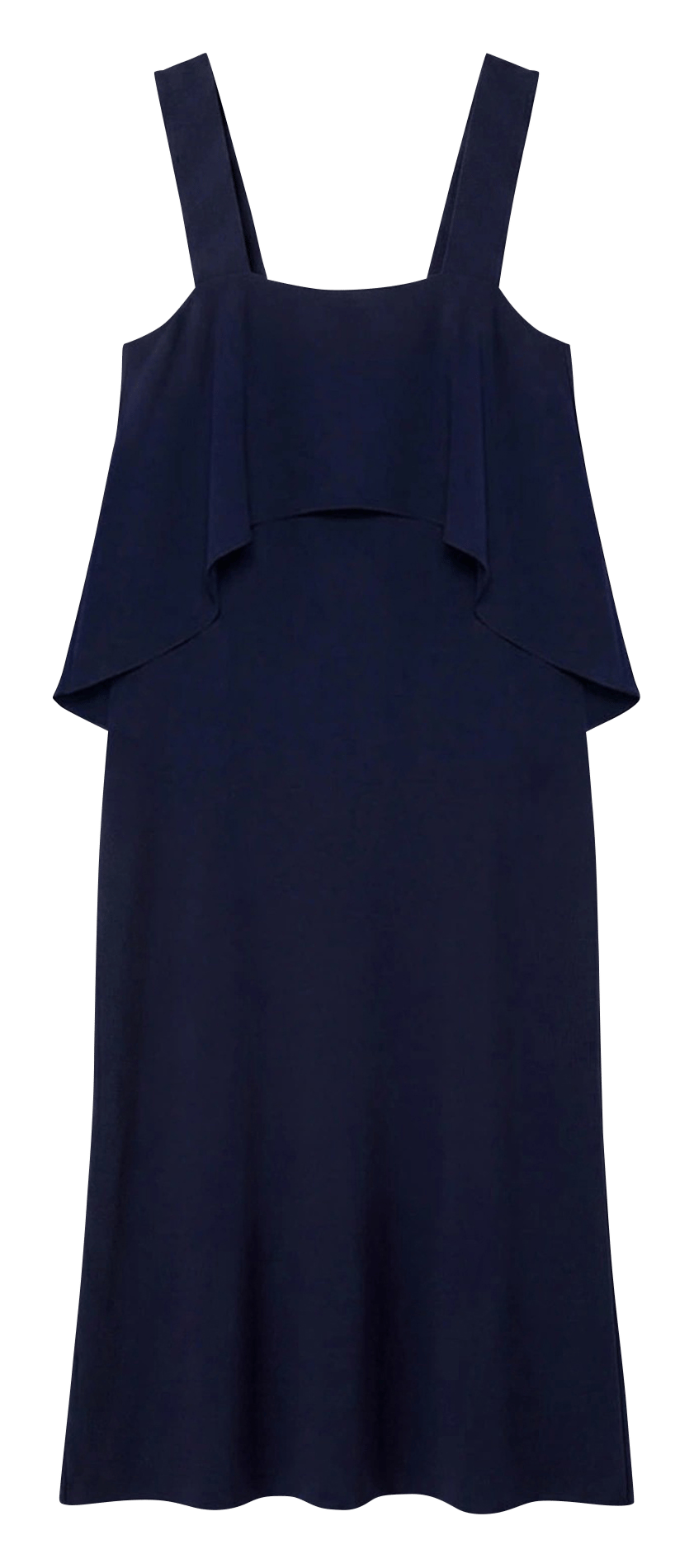 Korte, soepelvallende jurk TARA JARMON Blauw