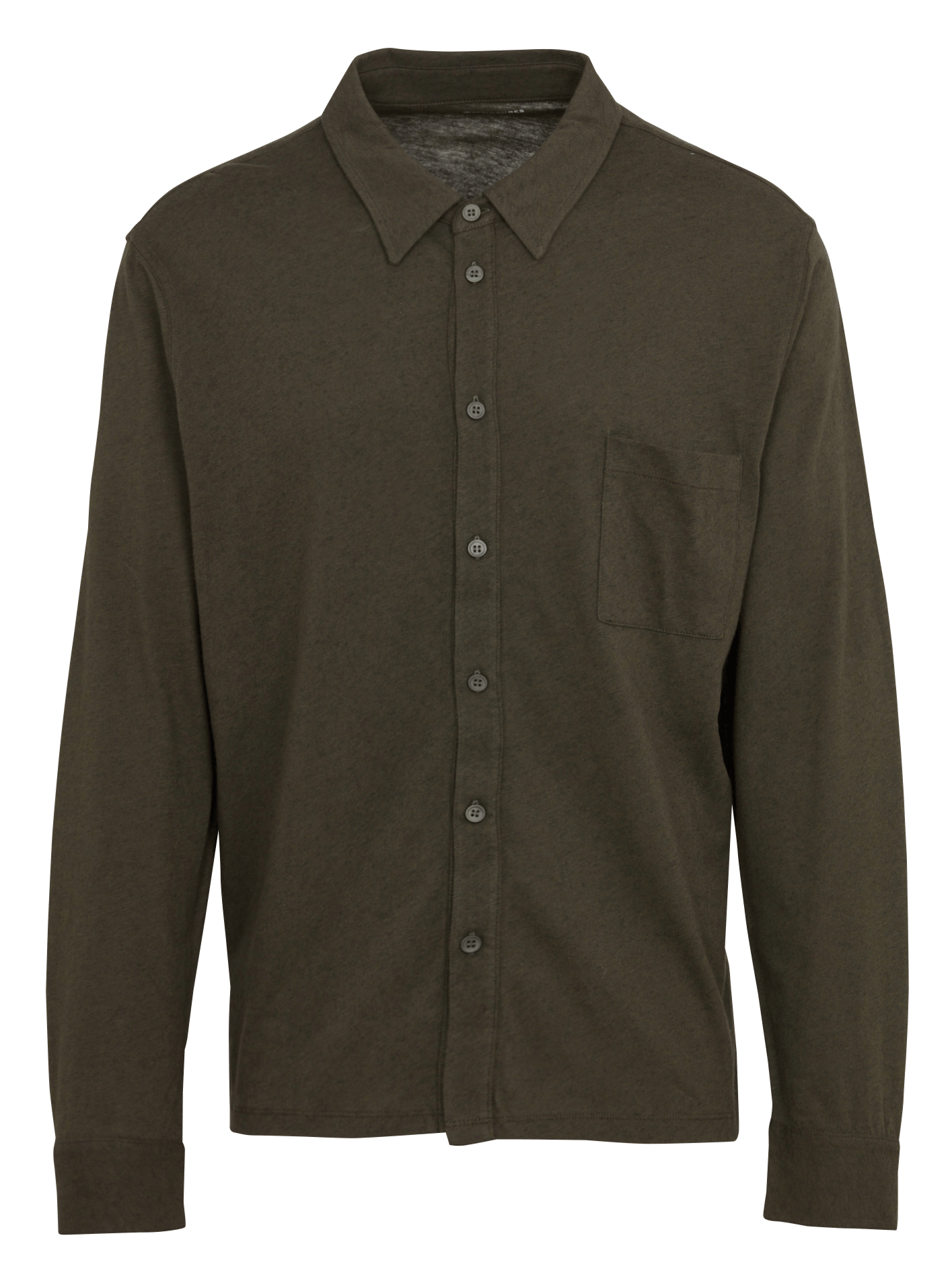 Straight shirt in cotton and cashmere MAJESTIC FILATURES Black