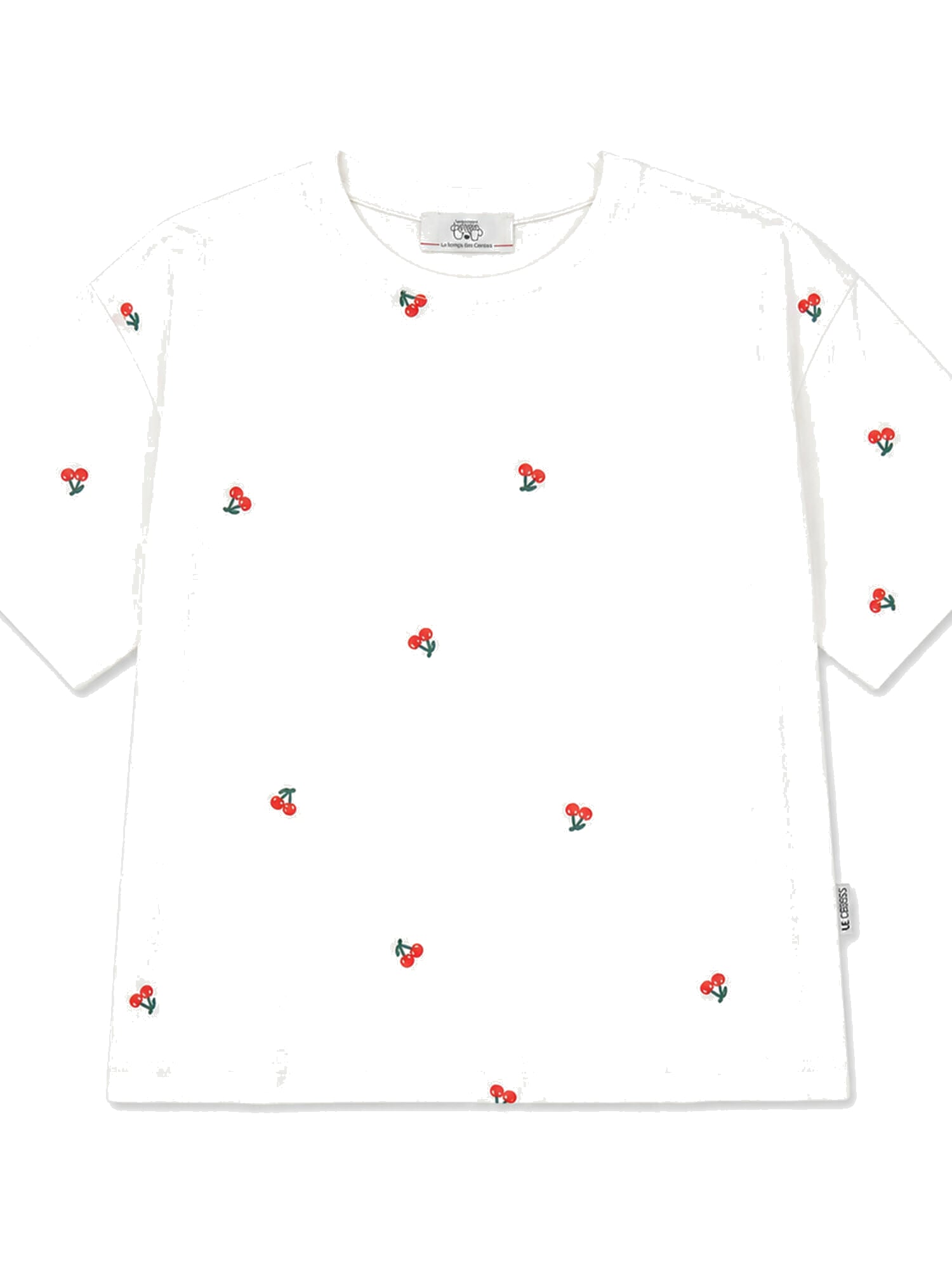 Round-neck T-shirt LE TEMPS DES CERISES White