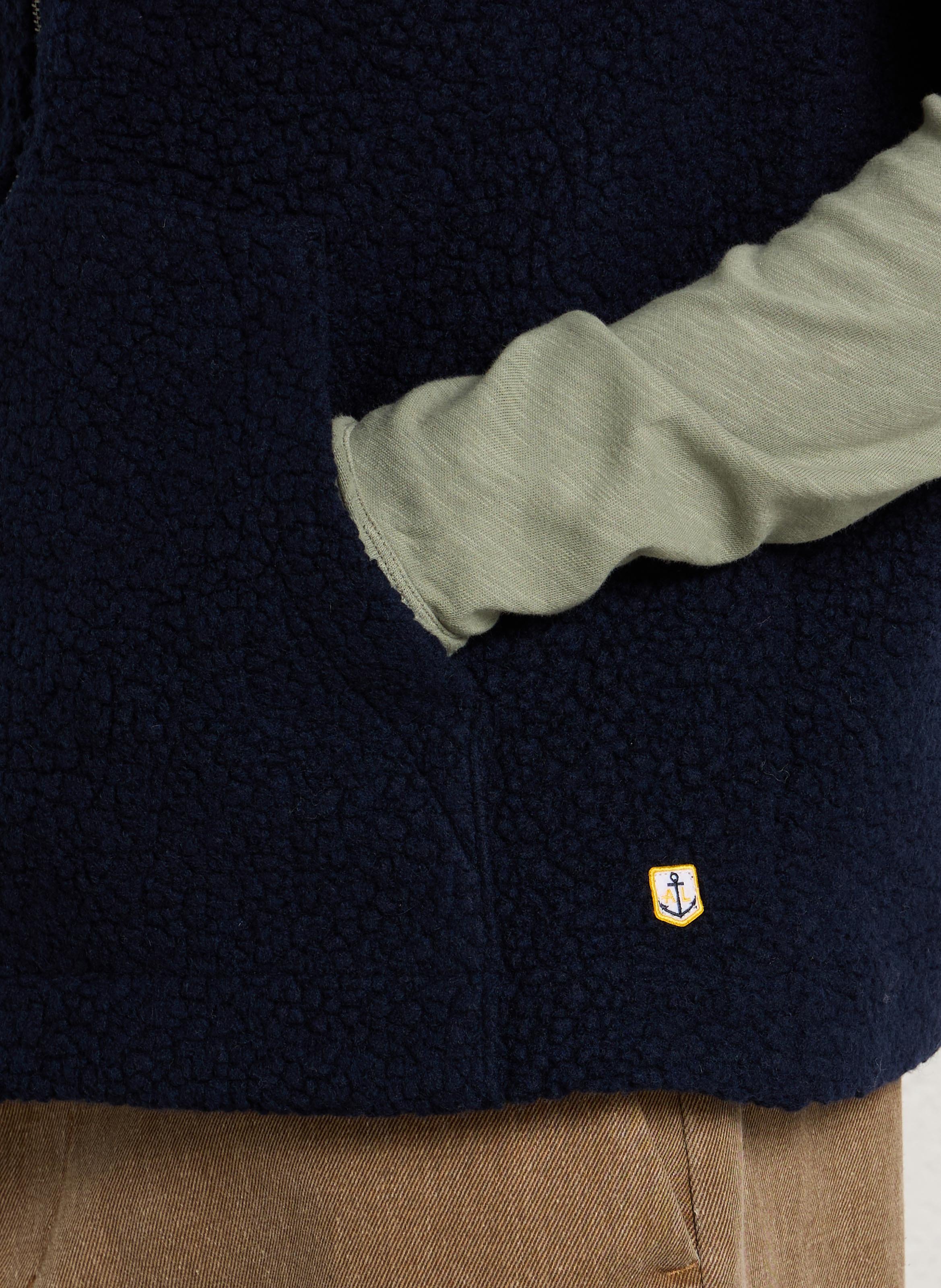 Ärmellose Jacke aus Wollmischung ARMOR LUX Blau