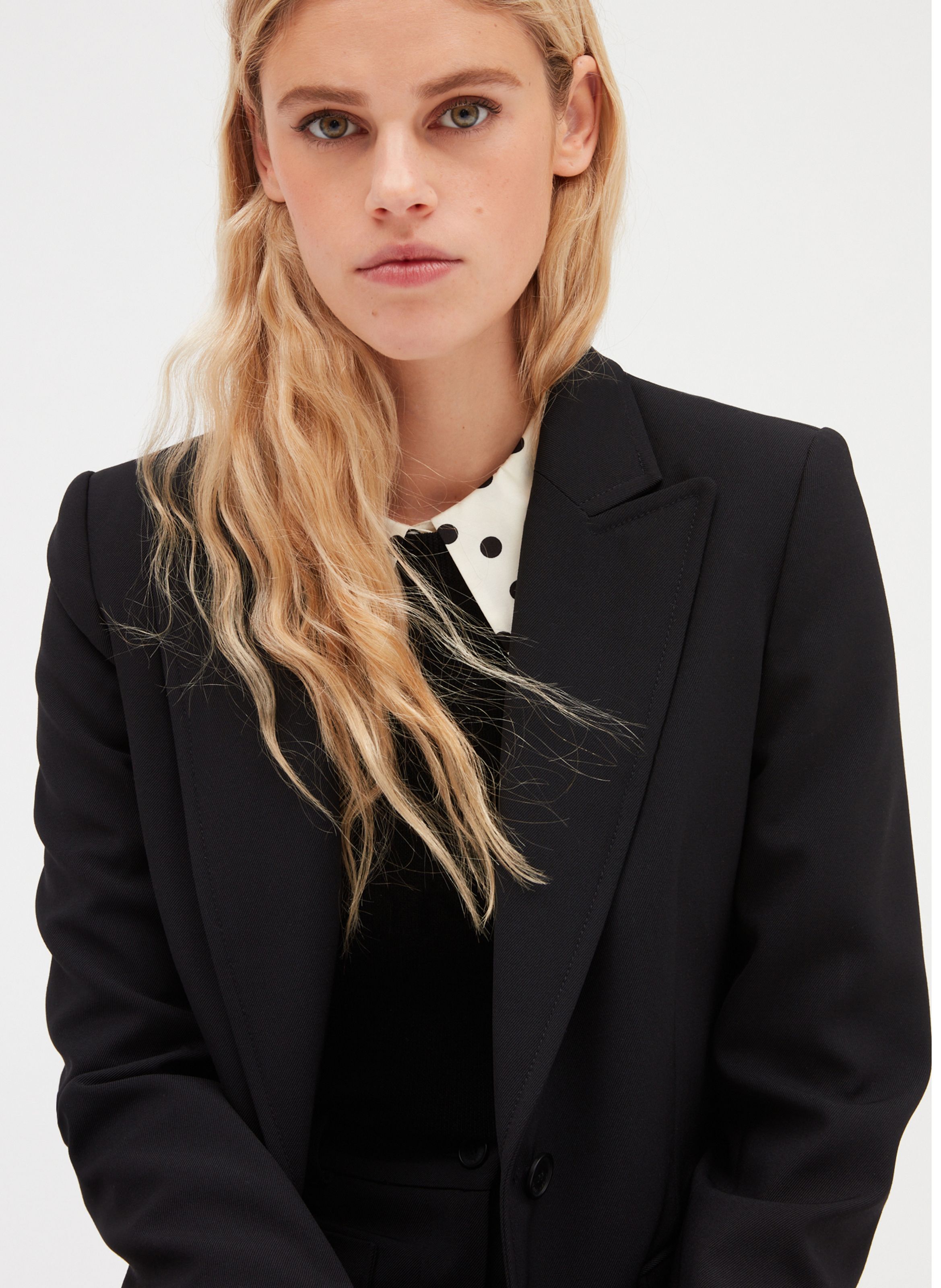 Black Jacket with tailored collar