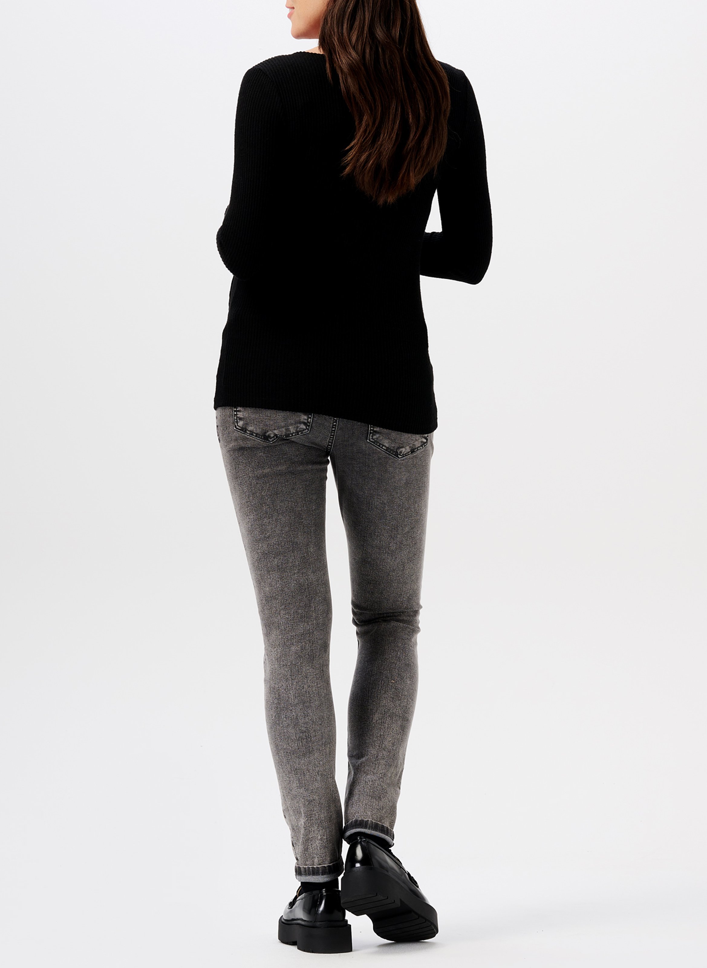 Cross-over nursing top NOPPIES Black