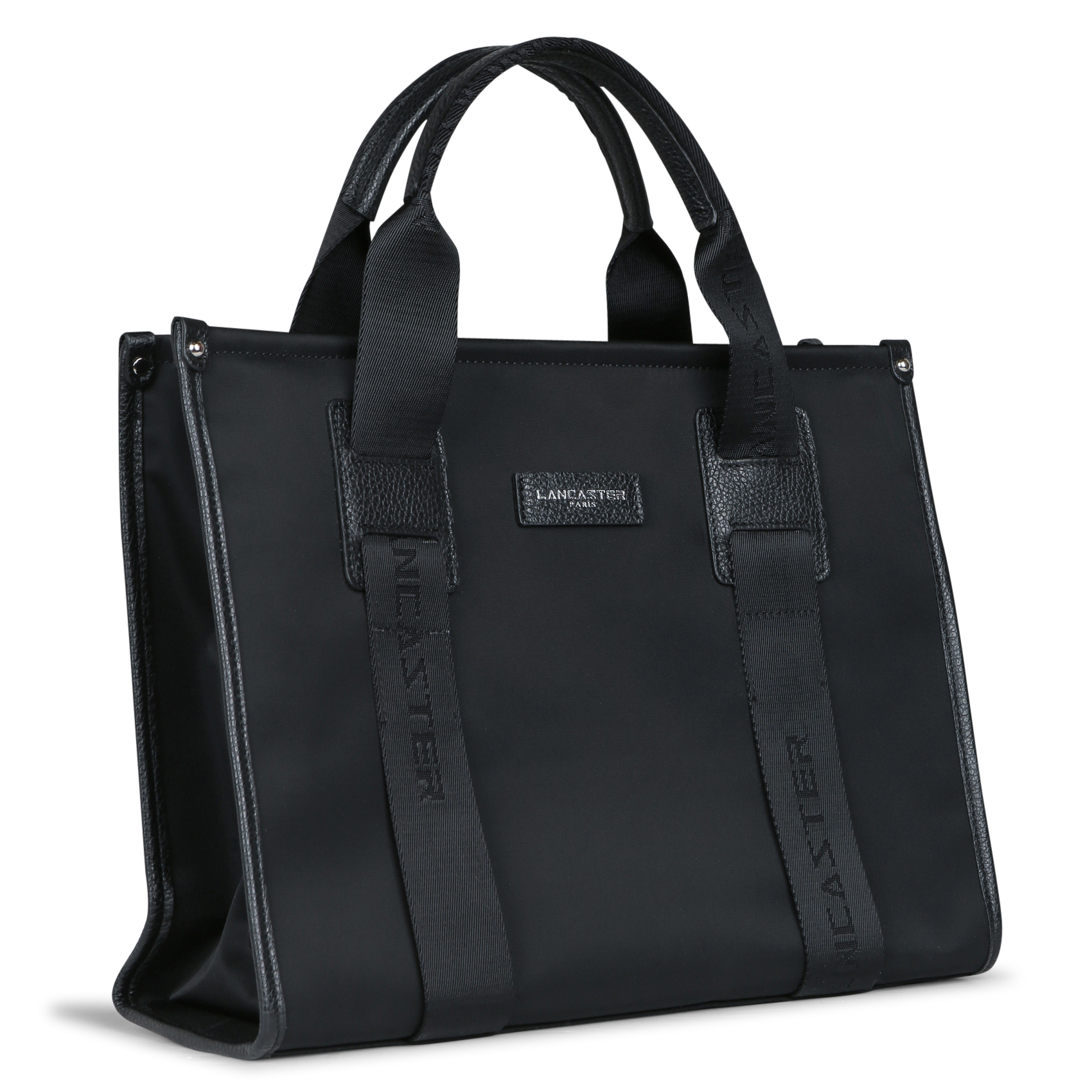 Nylon tote bag LANCASTER PARIS Black