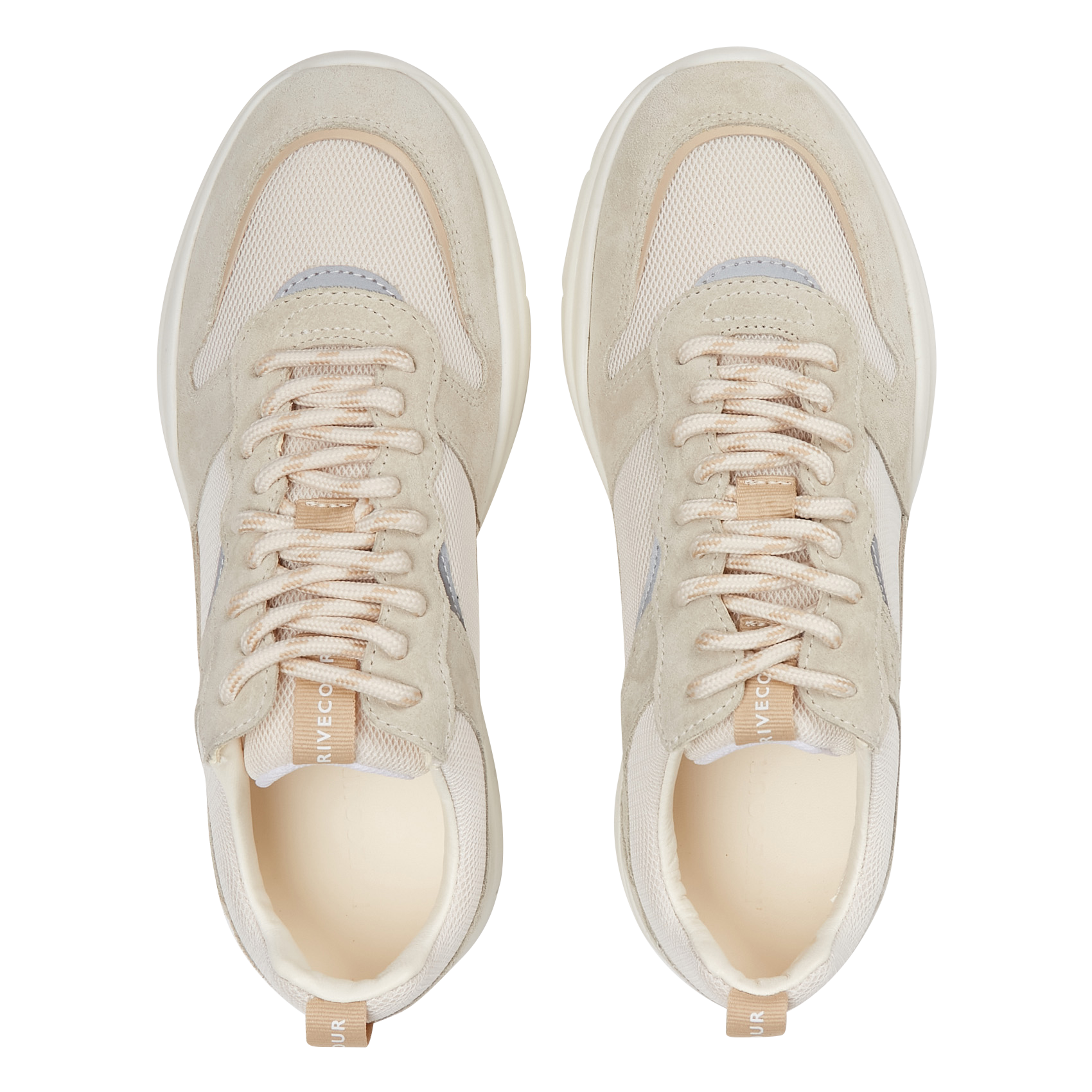 Baskets basses en cuir RIVECOUR Blanc