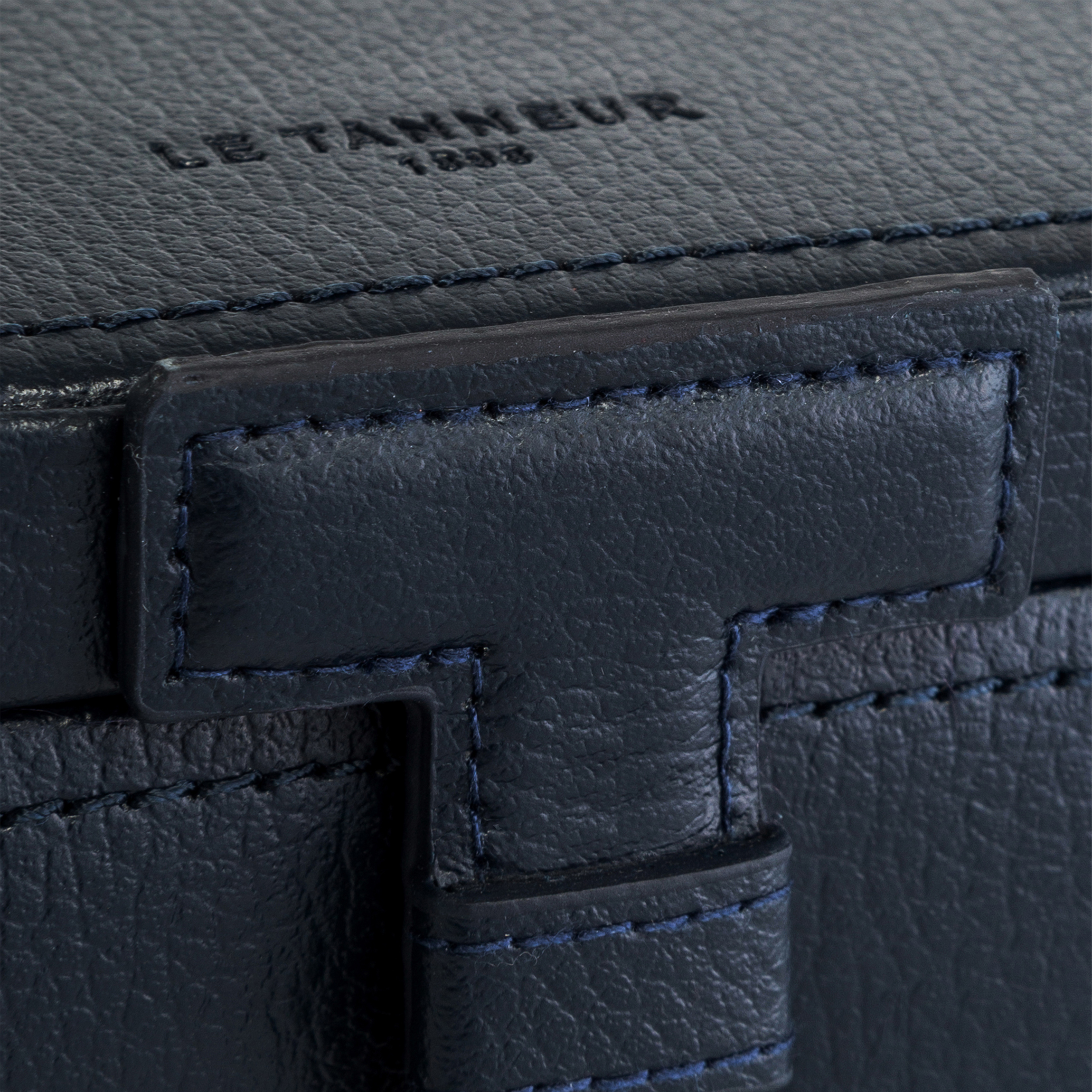 Leren horlogekistje voor 8 horloges LE TANNEUR Blauw