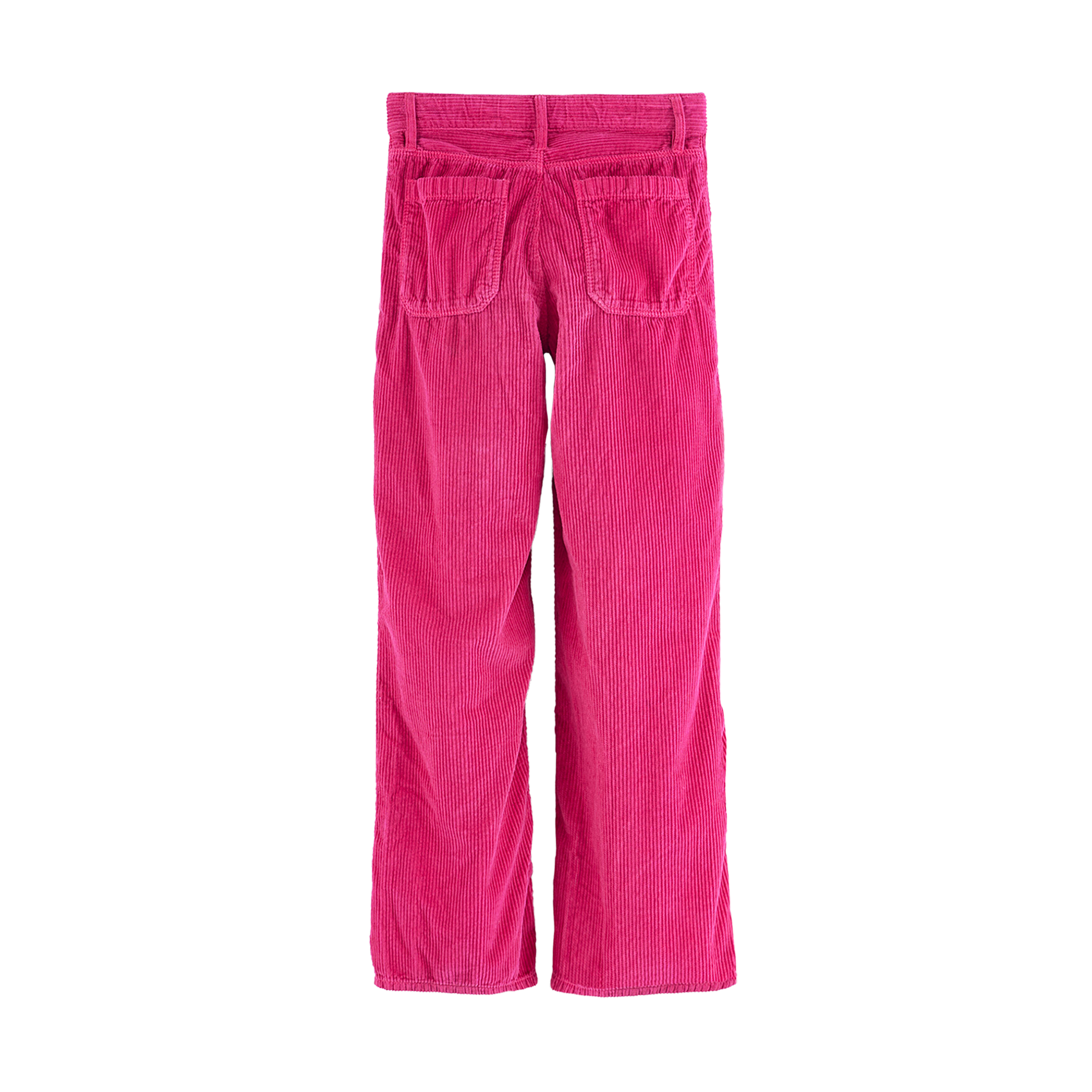 Pantalon droit en coton BELLEROSE Rose