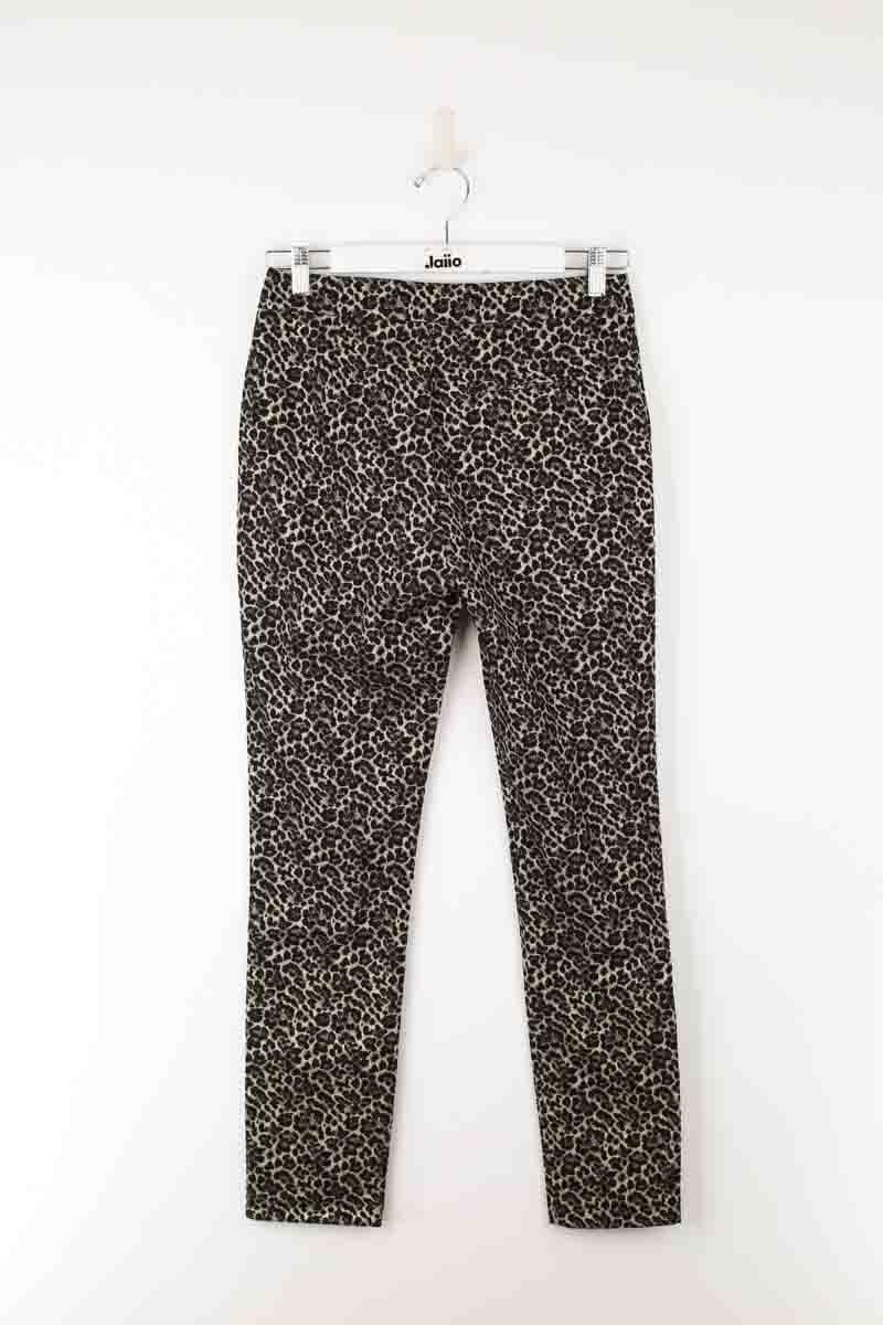 Slim cotton trousers SEZANE - Seconde main Black