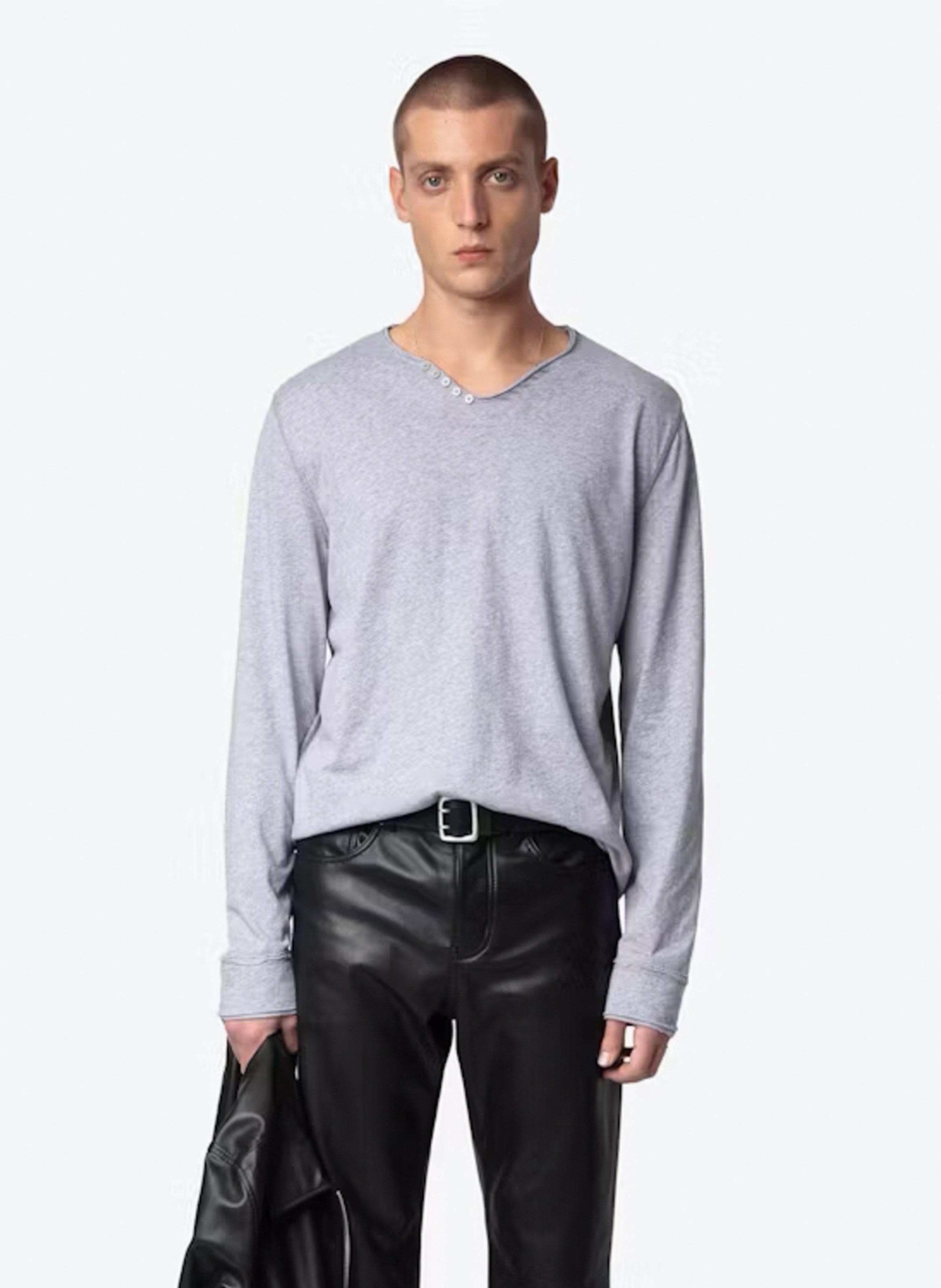 Straight-cut organic cotton T-shirt ZADIG&VOLTAIRE