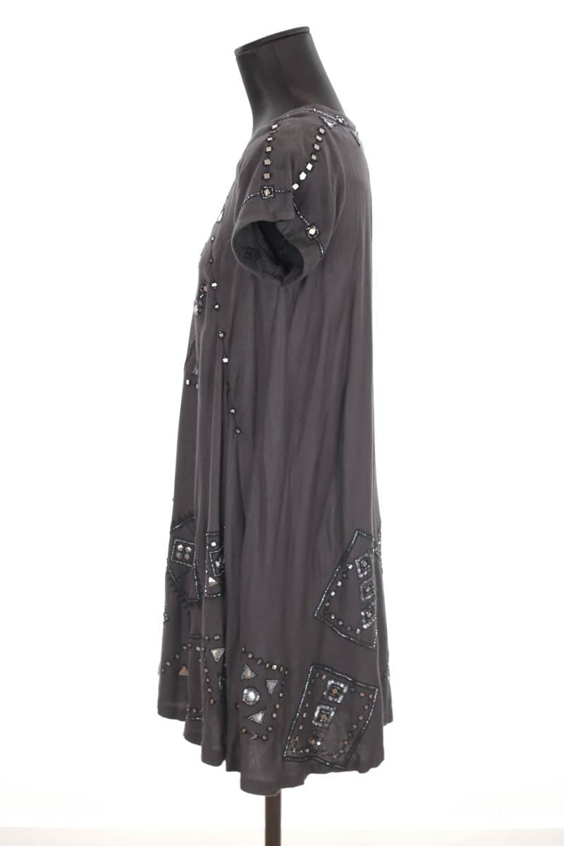 Cotton dress ANTIK BATIK - Seconde Main Beige