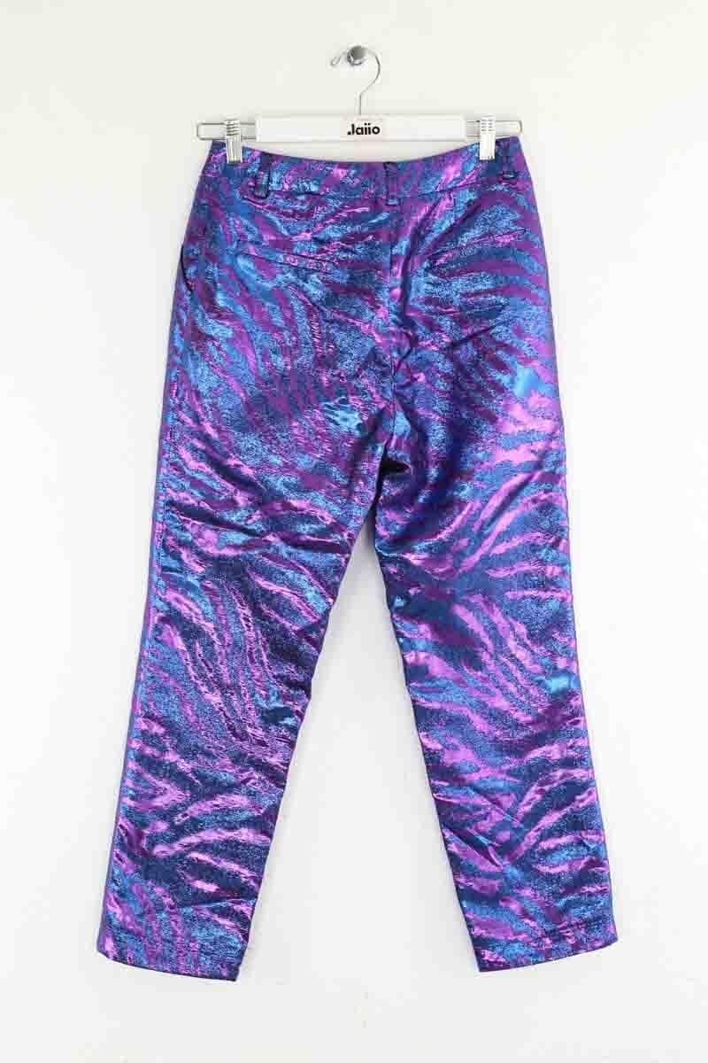 Pantalon carot MODETROTTER - Seconde Main Violet