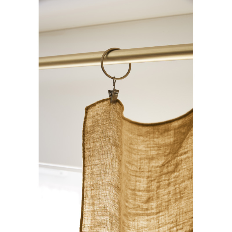 Blackout and Thermal Curtains L'EFFET PAPILLON Brown