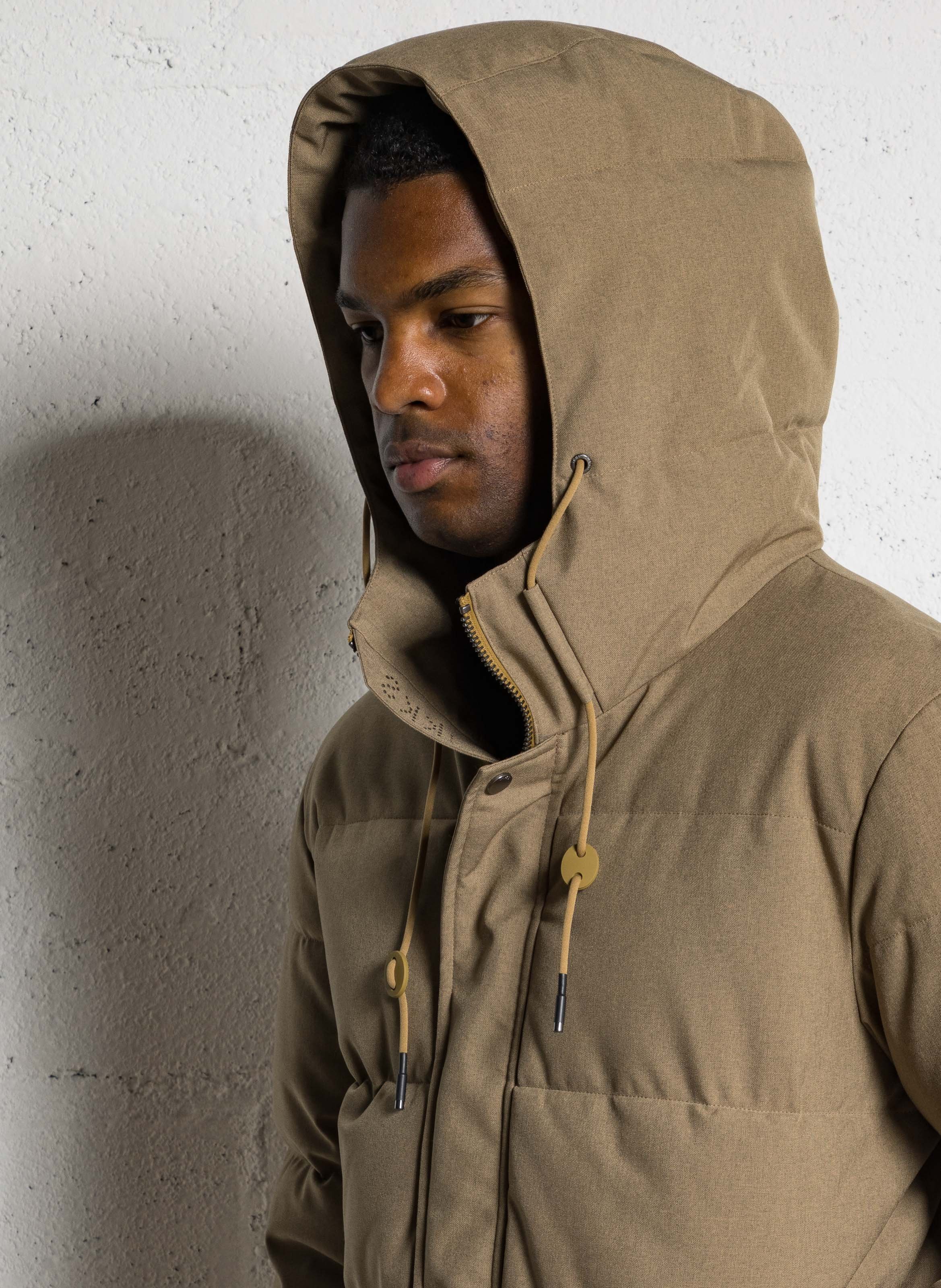 Daunenjacke mit Stehkragen IKKS Beige