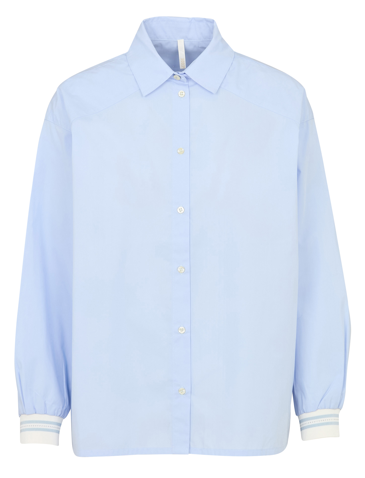 Capri plain oversized shirt I CODE Blue
