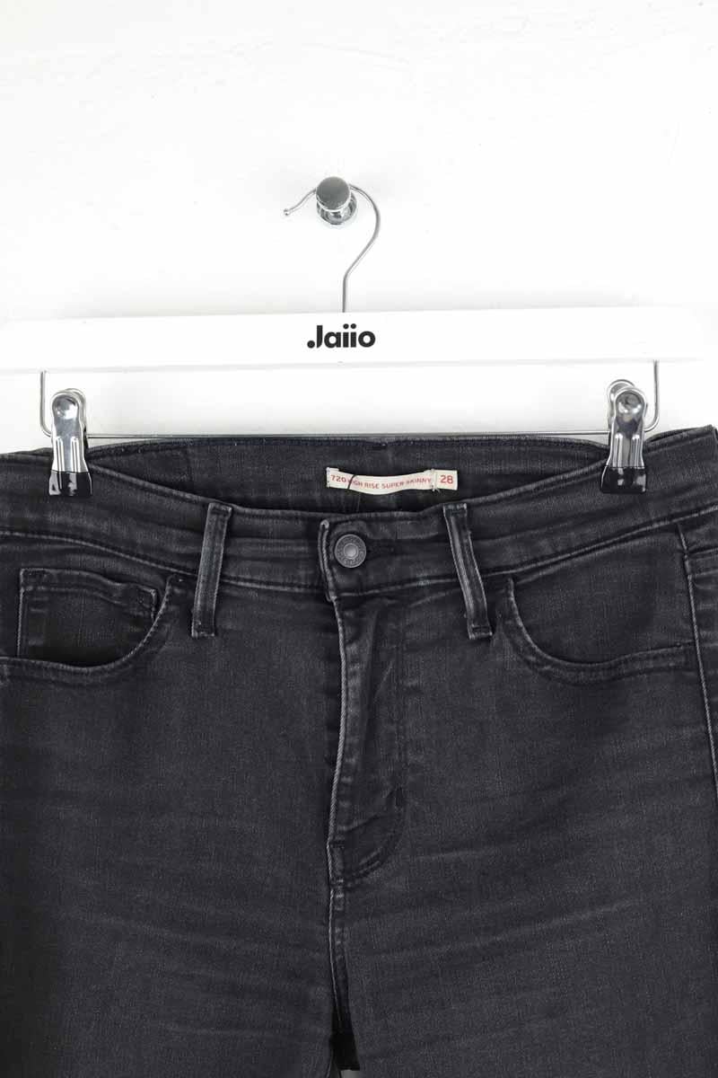 Cotton skinny jeans LEVI'S - Seconde main Black