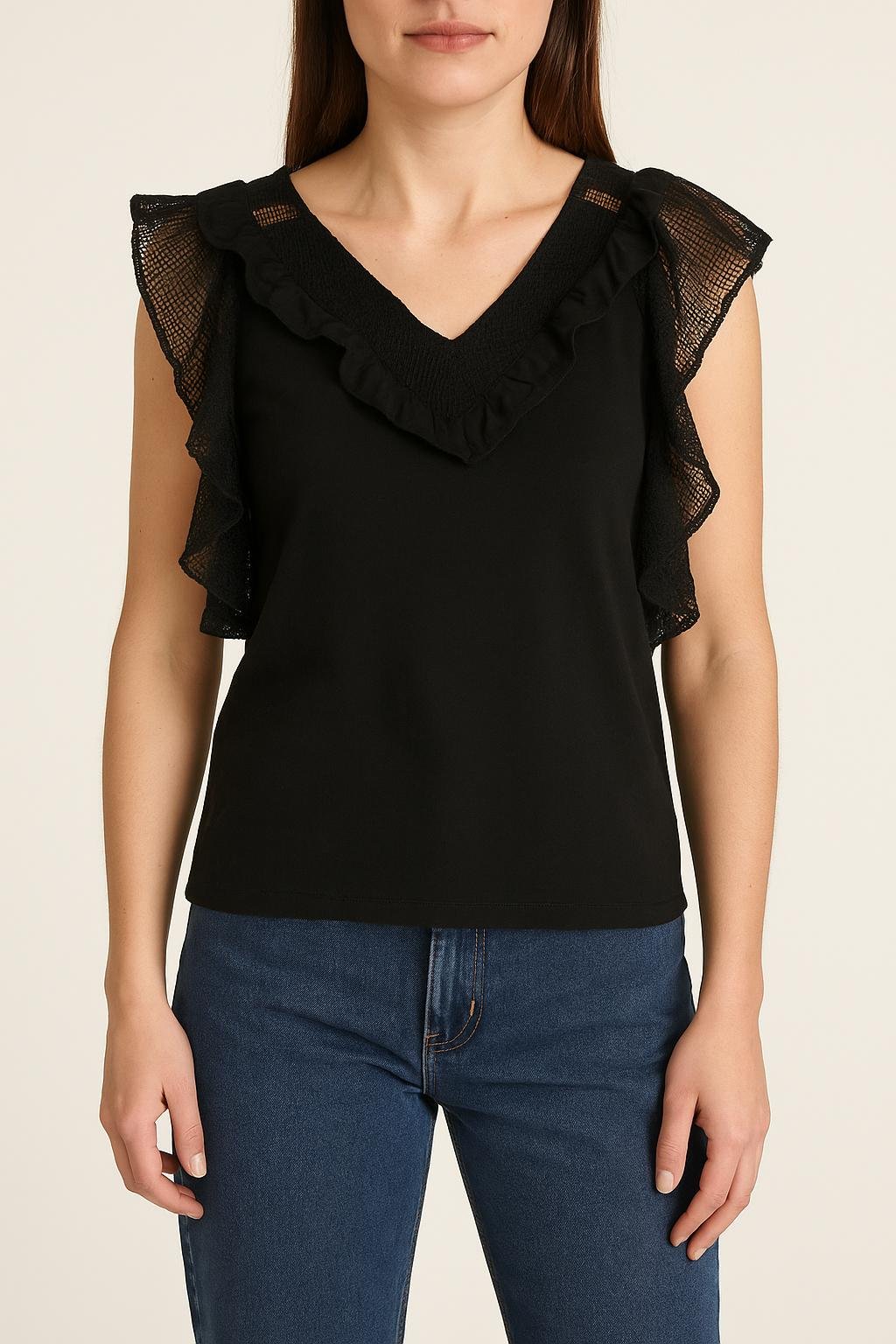 Top & tank top LIU JO - SECONDE MAIN Black