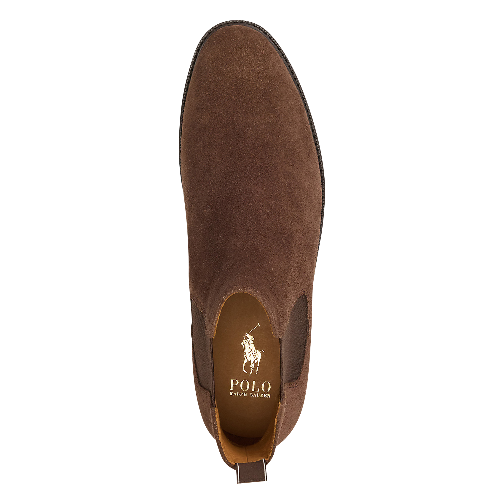 Boots en cuir POLO RALPH LAUREN Marron