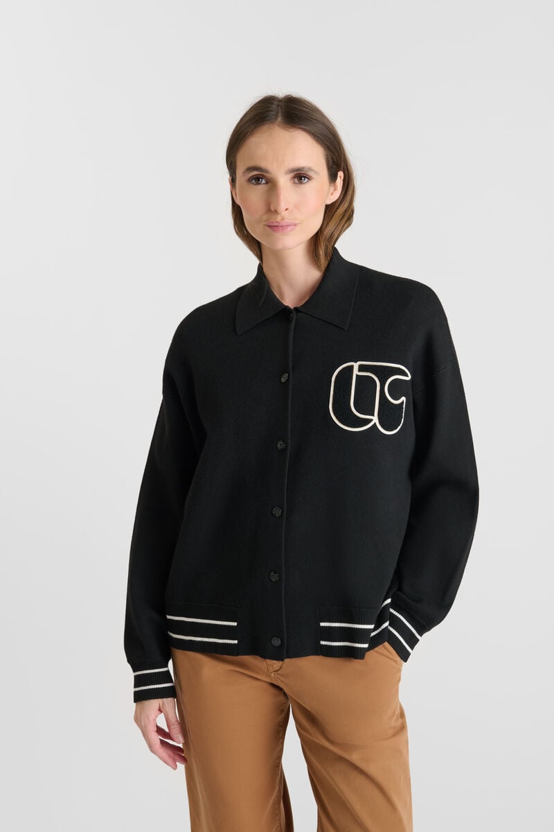 Cardigan LE TEMPS DES CERISES Black