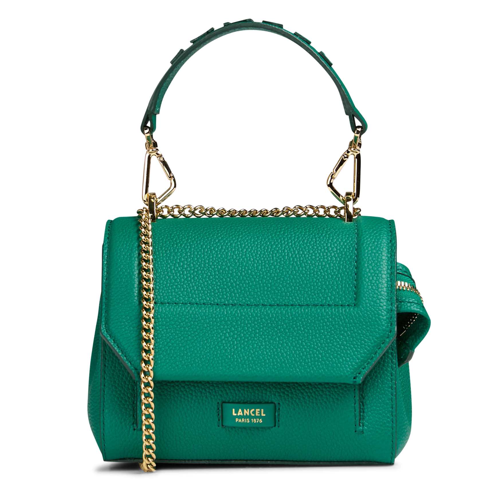 Kleine, nerfleren tas met klep NINON S Palmier