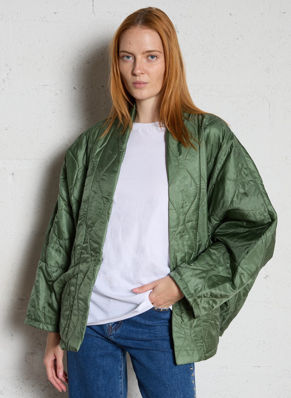 Schalkragenjacke AOKYANOS Khaki