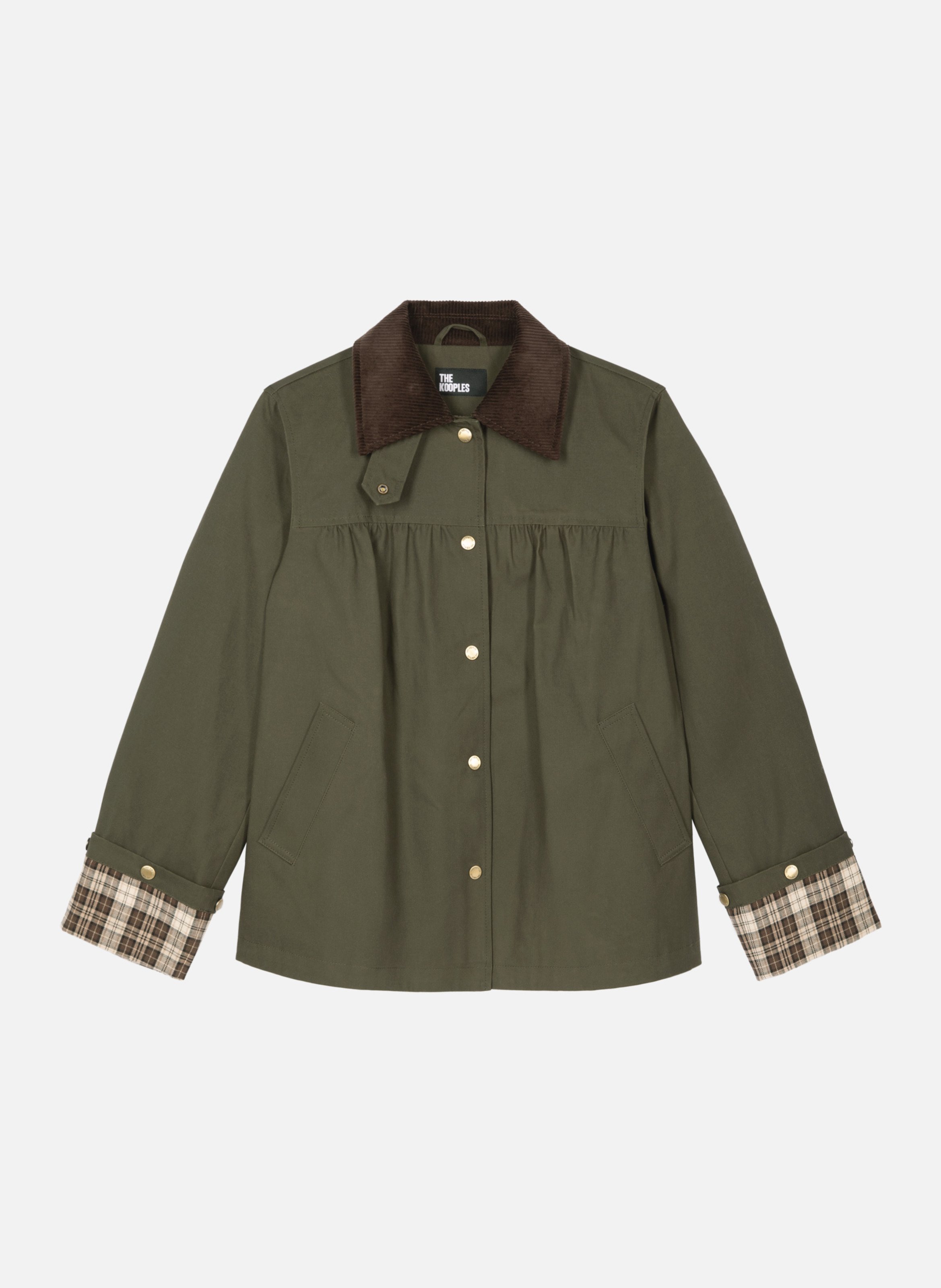 Cotton jacket THE KOOPLES Green
