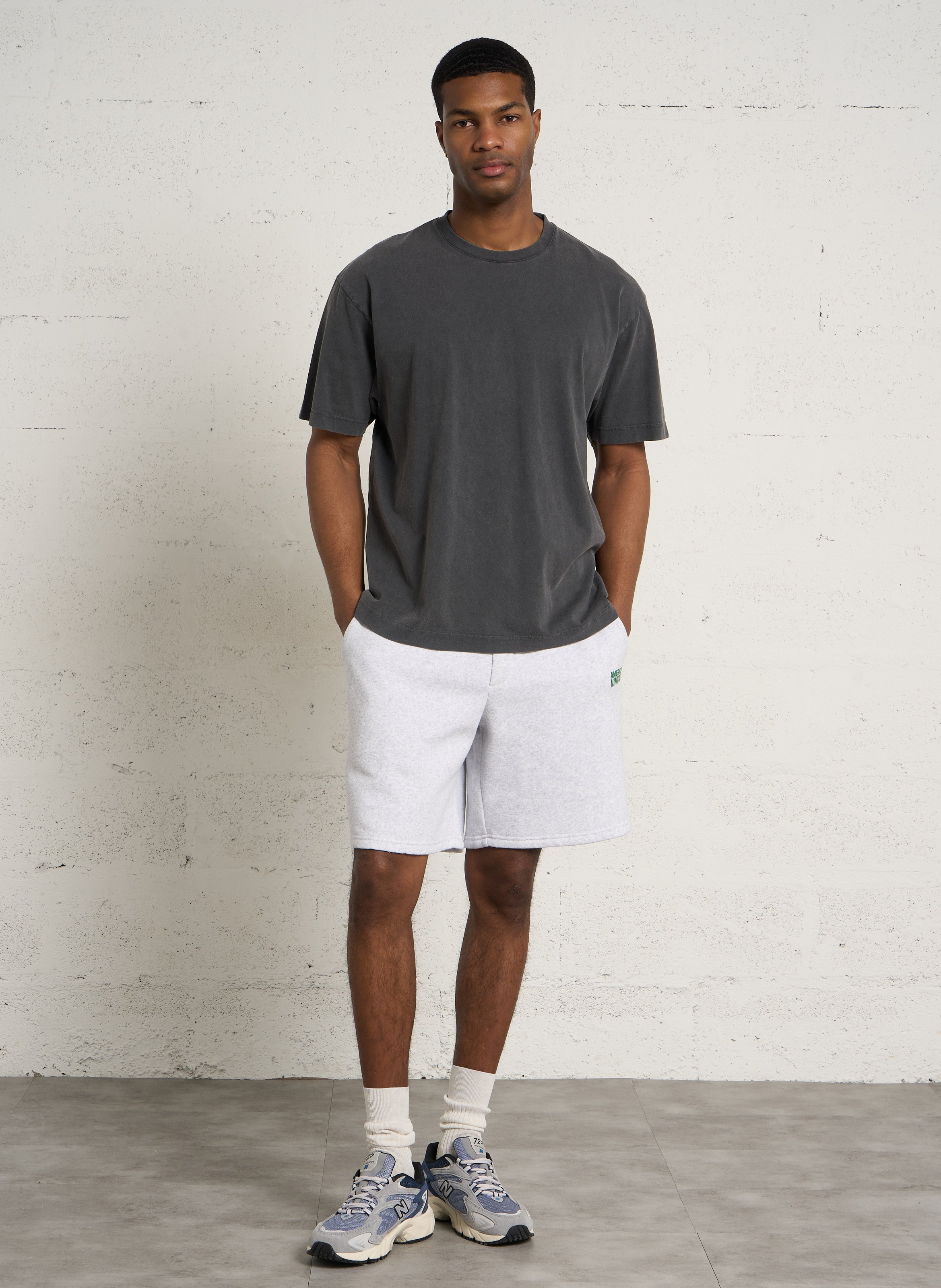 Straight sweatshorts AMERICAN VINTAGE Grey