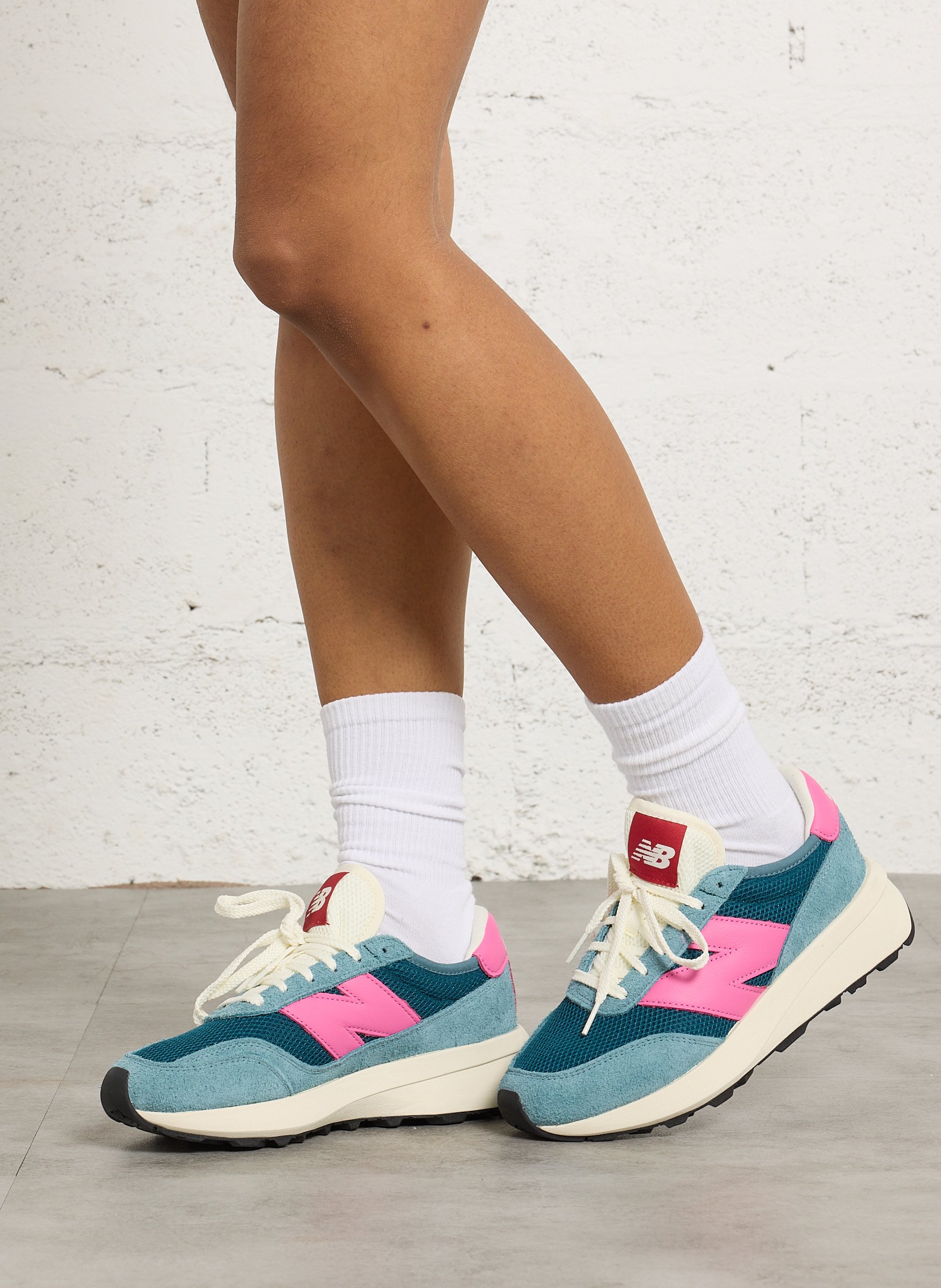 Niedrige Sneaker mit Keilabsatz NEW BALANCE Blau