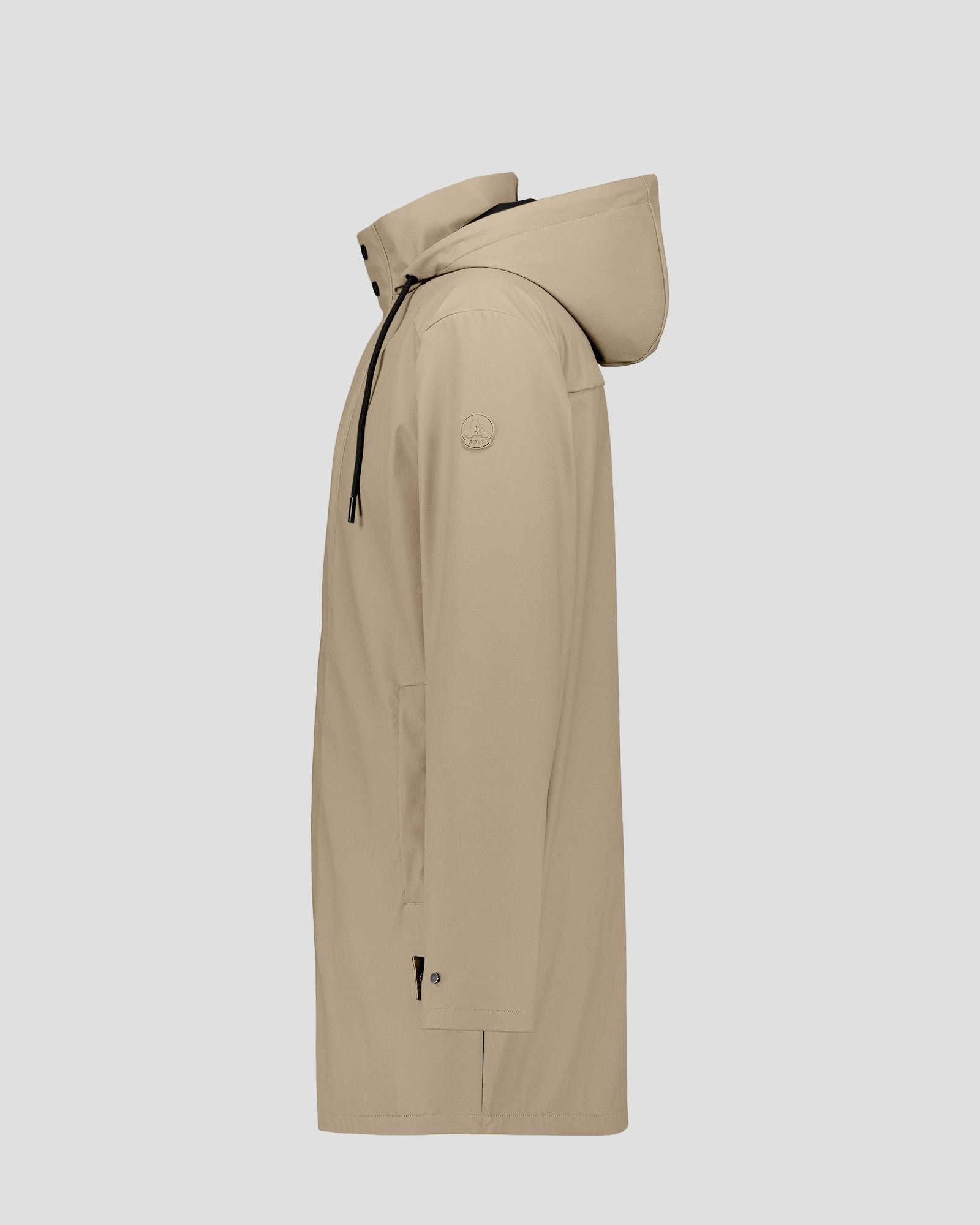 Denis unisex mid-length raincoat JOTT Beige