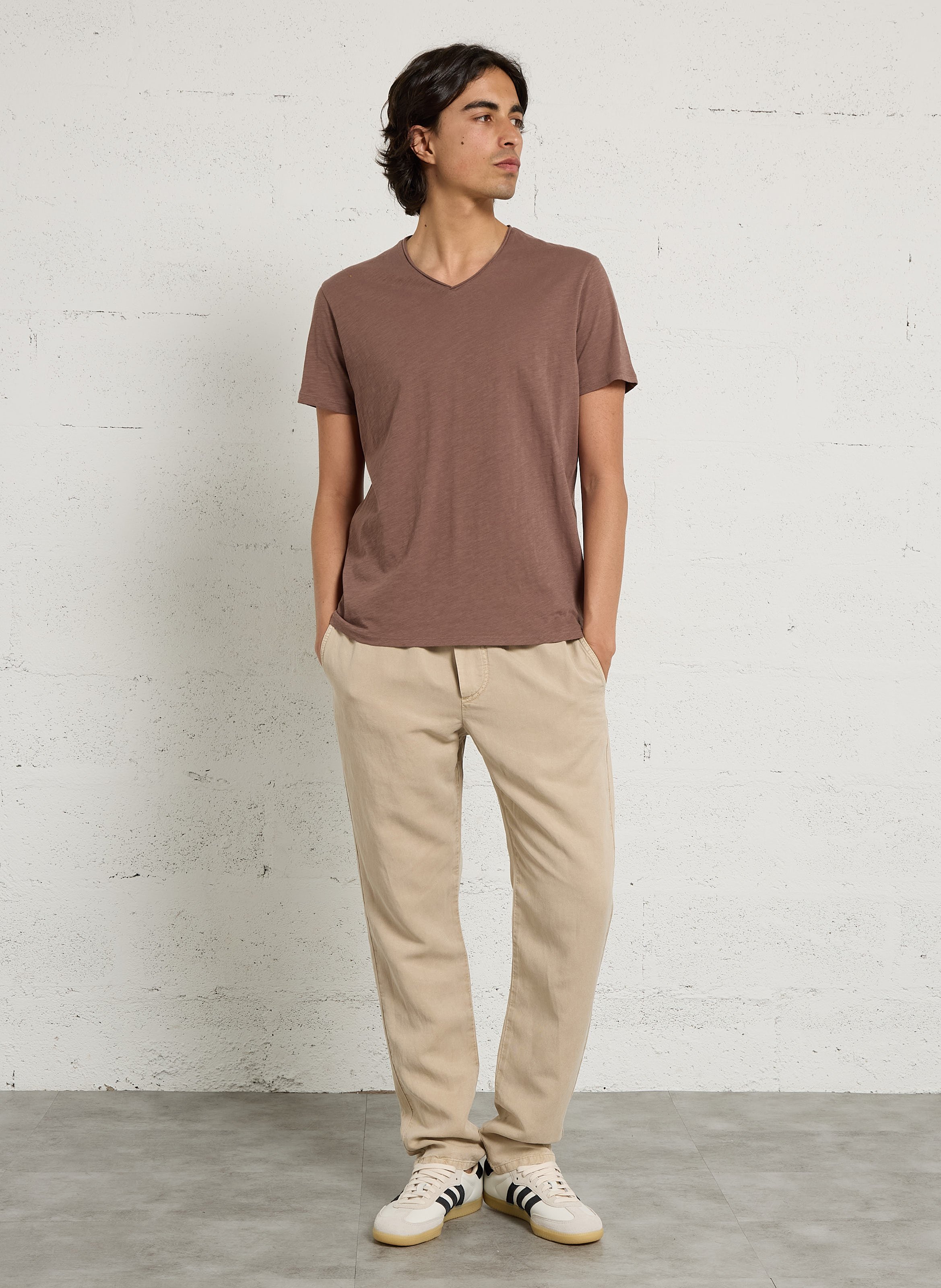 Bundfaltenhose IKKS Beige