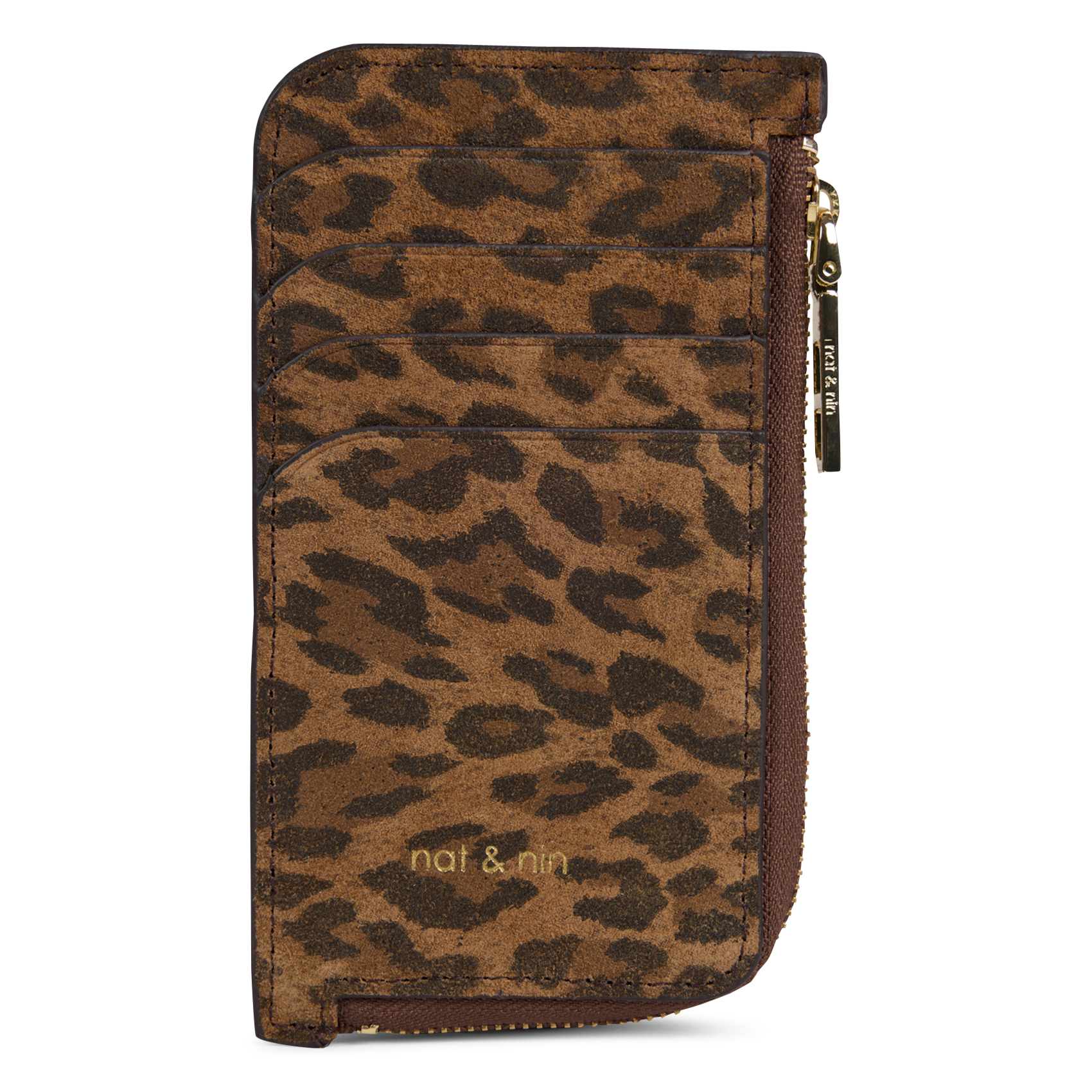 Porte-cartes en cuir NAT & NIN